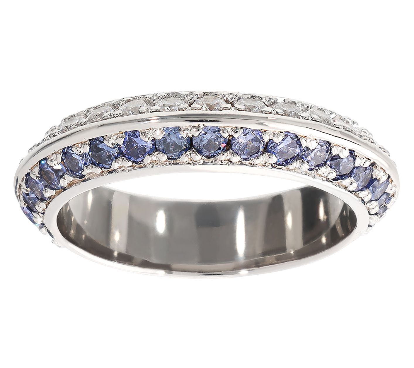 Diamonique x Bronzo Italia Band Ring