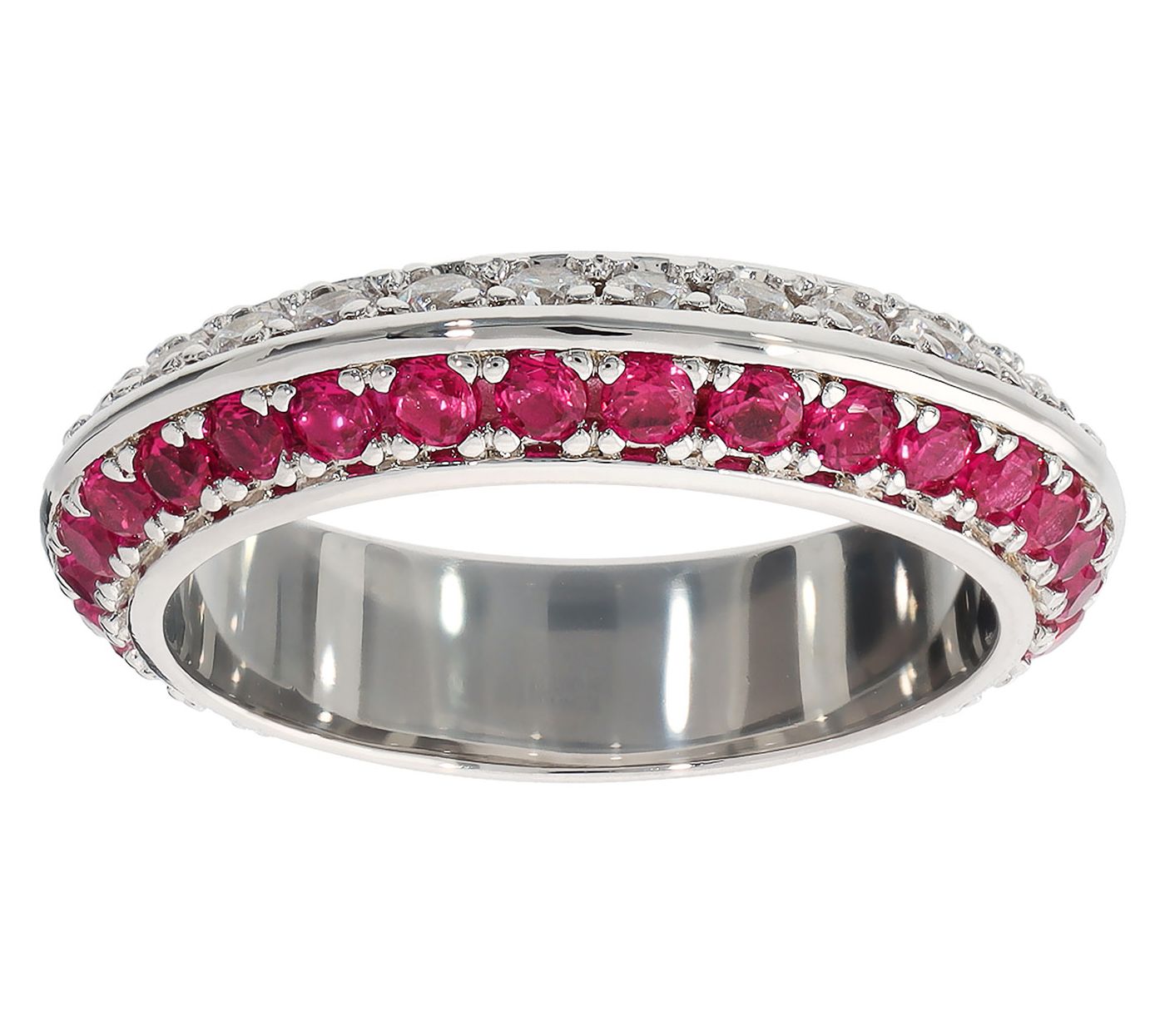 Diamonique x Bronzo Italia Band Ring