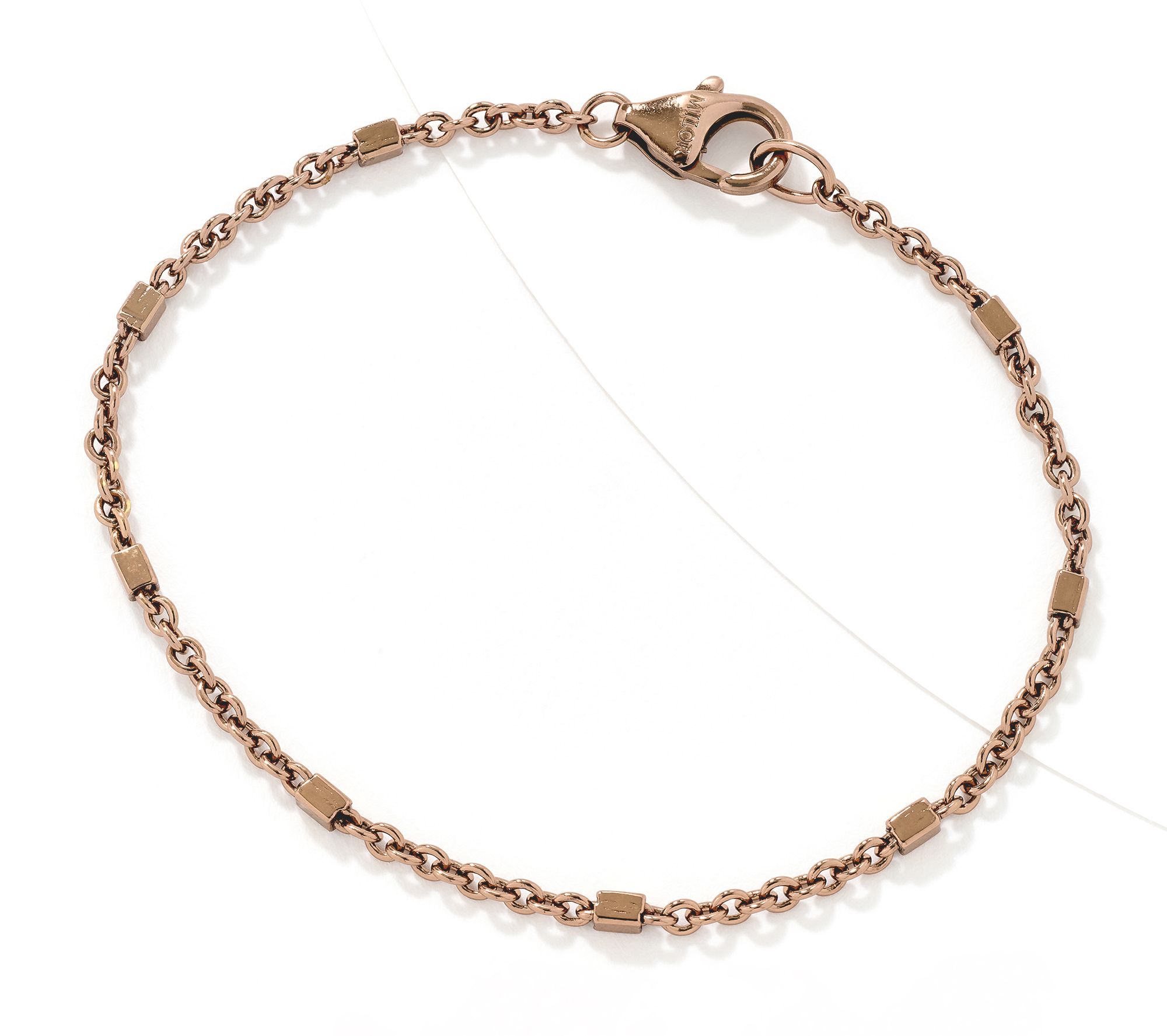 "As Is" David Markstein Bronze Premiere Cube Station Bracelet