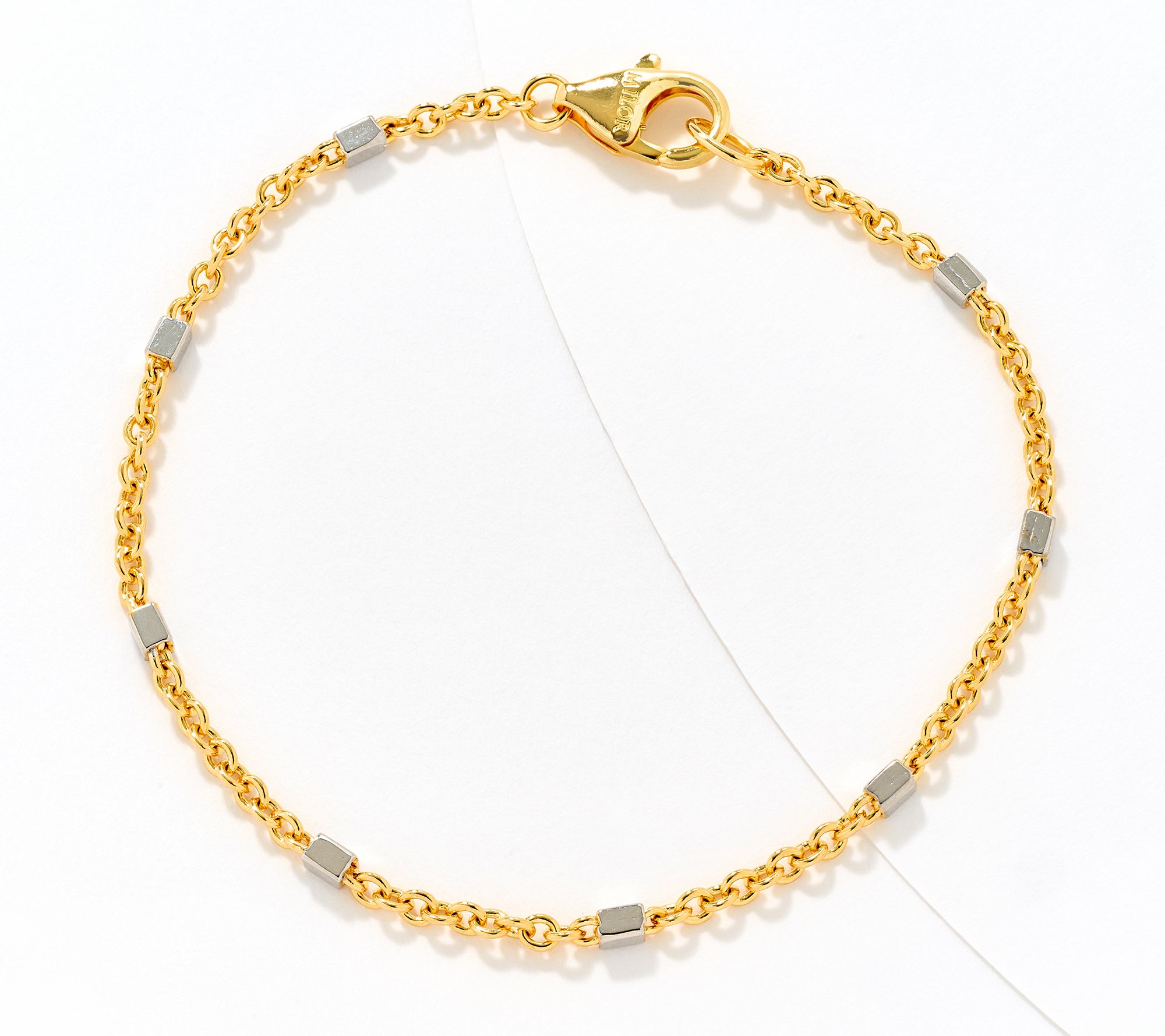 "As Is" David Markstein Bronze Premiere Cube Station Bracelet