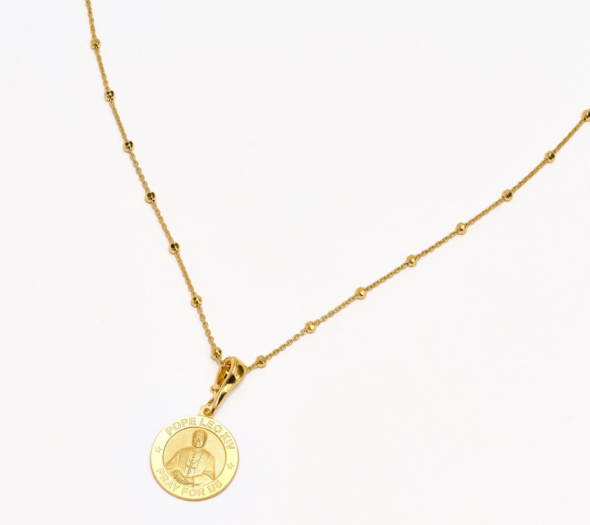 "As Is" David Markstein Sterling Pope Leo the 14th Pendant