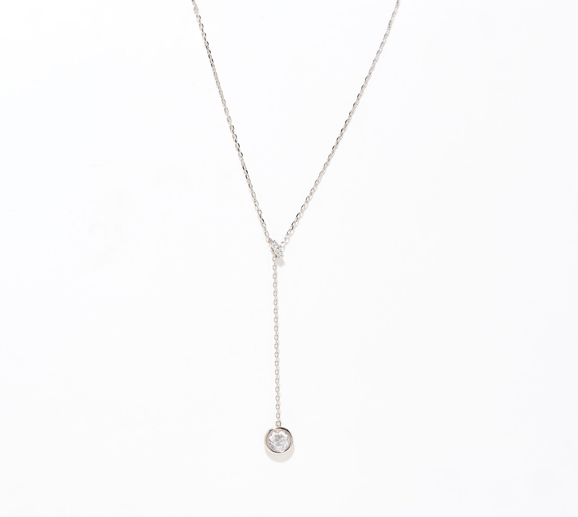 Diamonique Italia Bronze Bolo Necklace