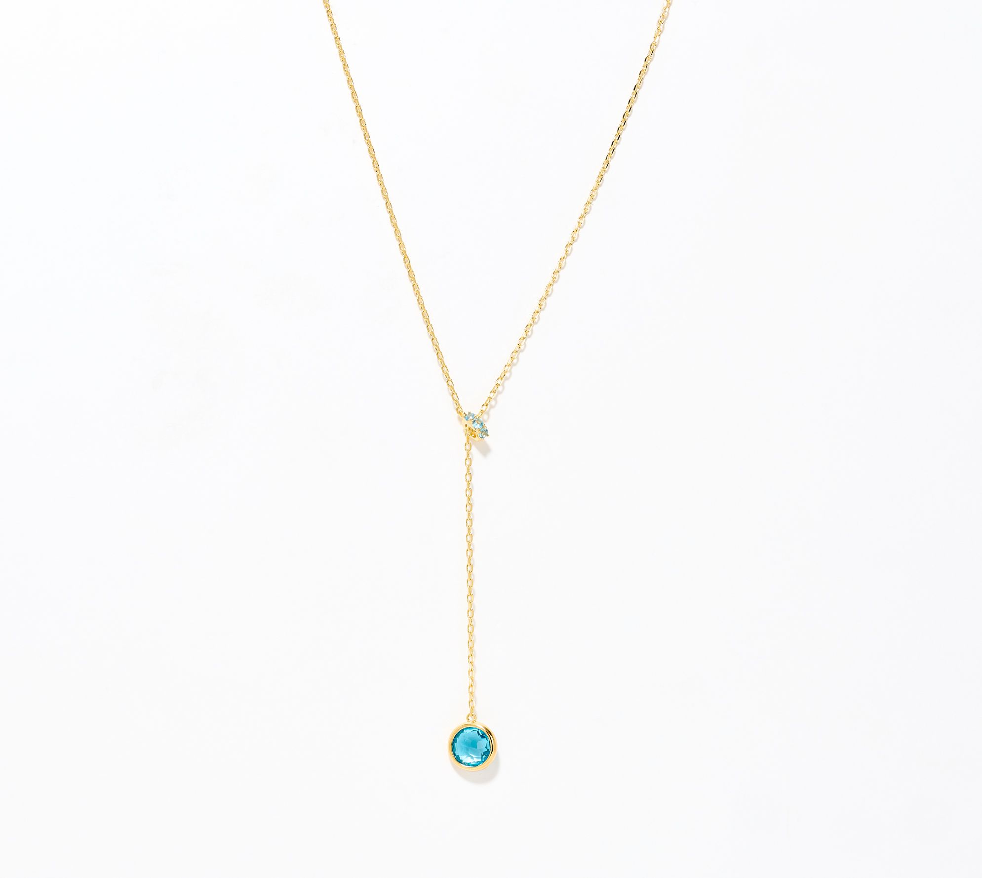 Diamonique Italia Bronze Lariat Necklace