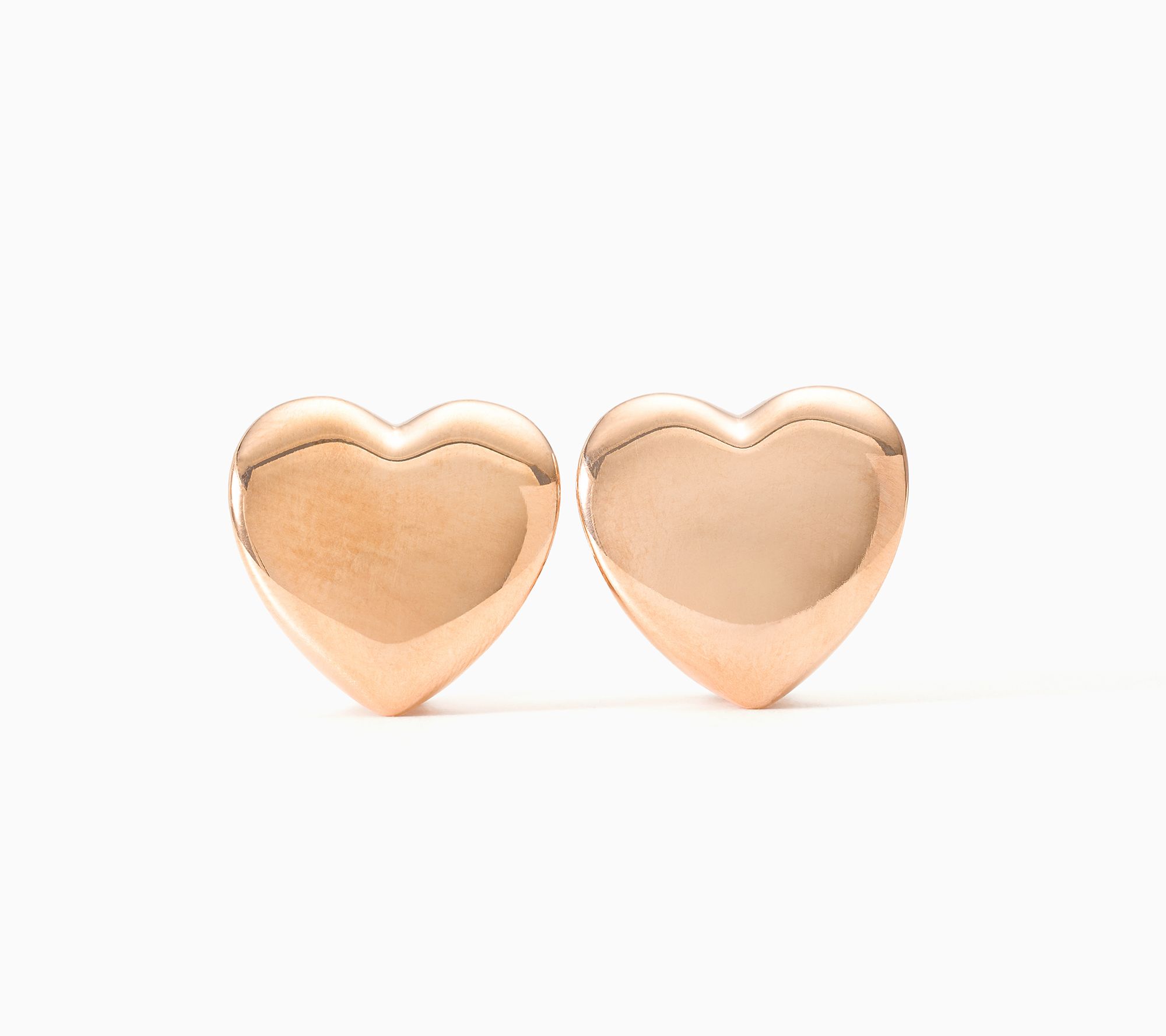David Markstein Bronze Luxe Huggable Heart Earrings