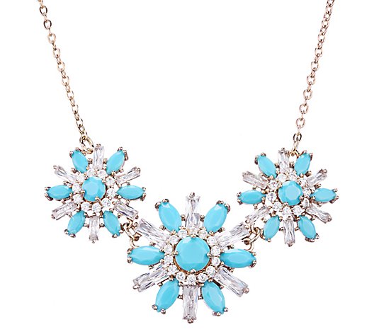 Nina Jewelry Geo Floral Necklace