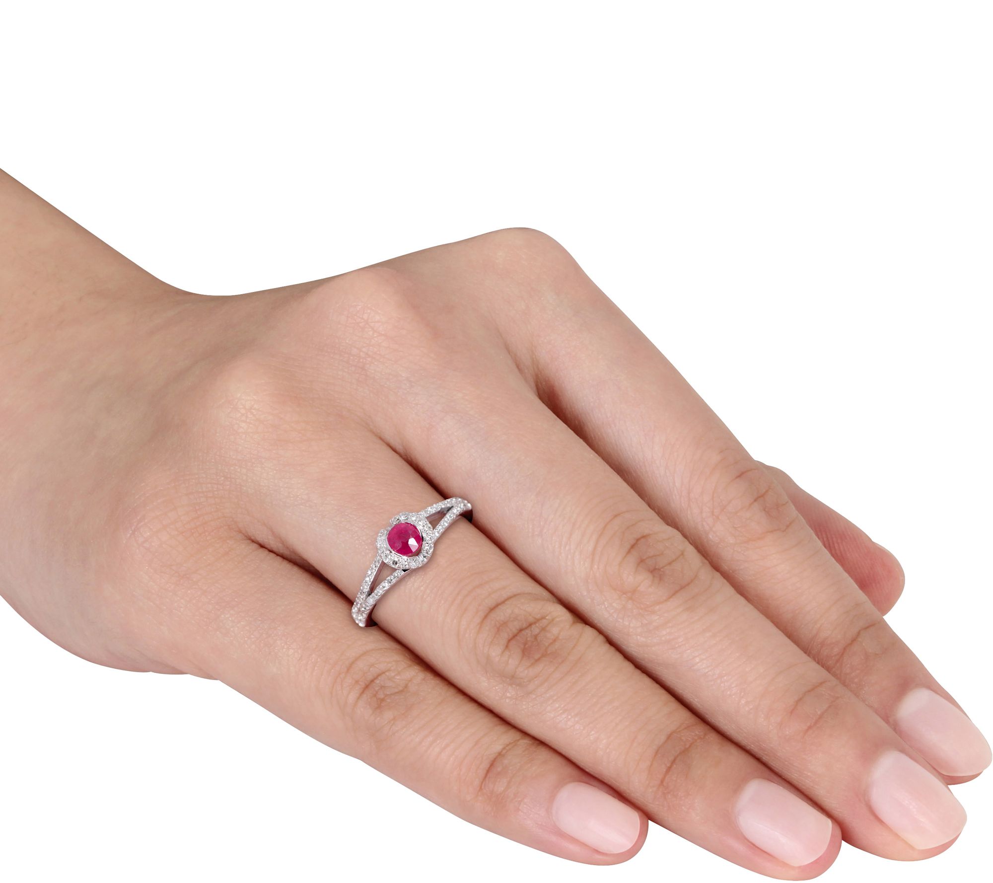 Qvc deals ruby ring