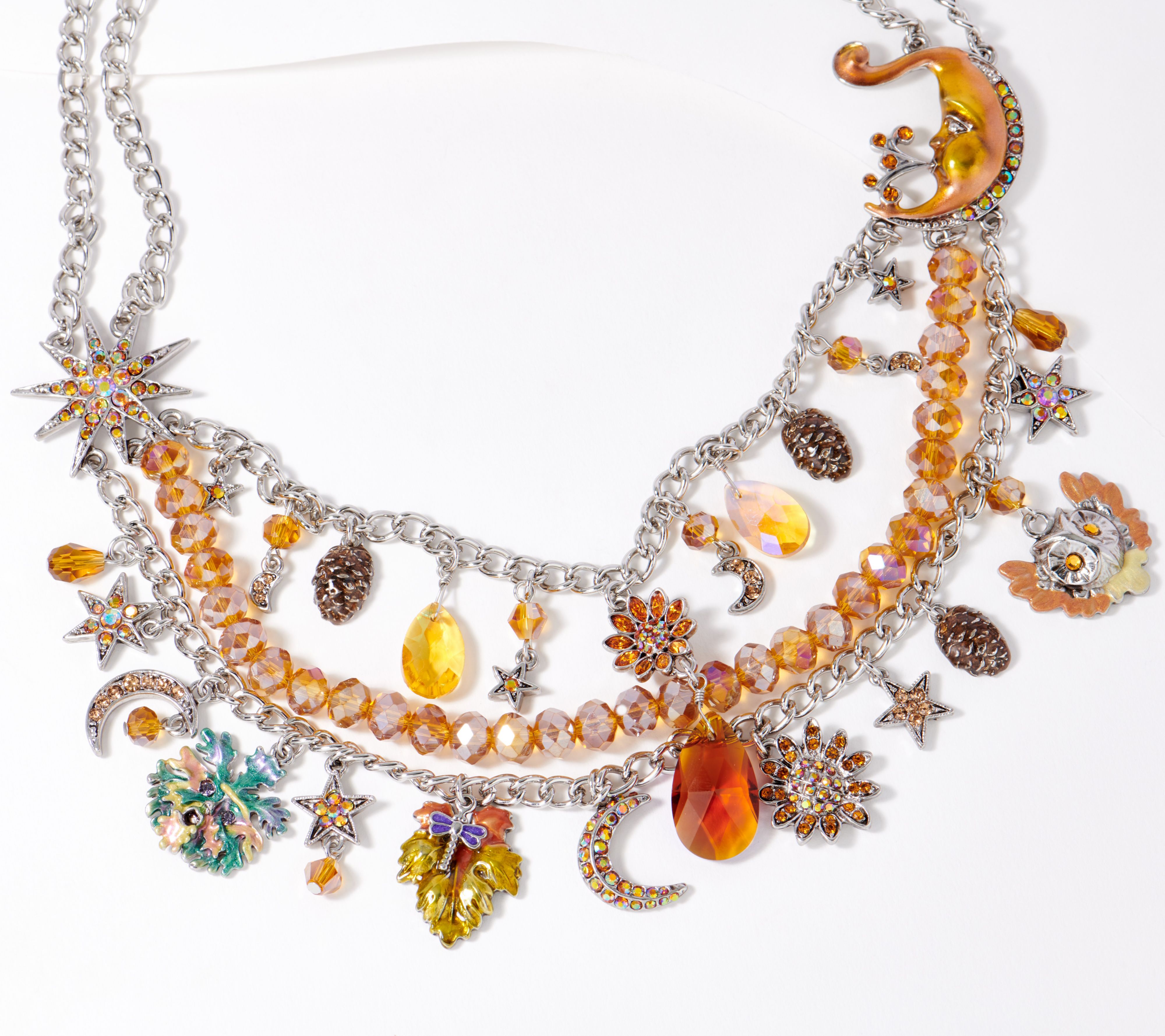 Kirks Folly Autumn Starfire Necklace - QVC.com