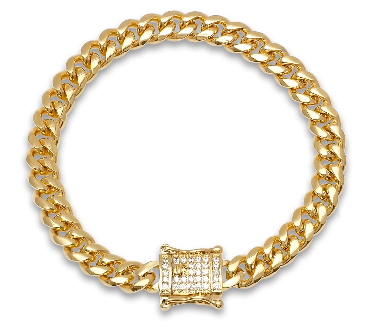 Steel by Design Men's Cuban Link B racelet