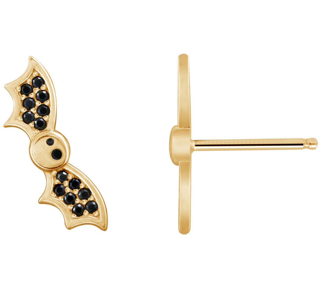 Qvc gold stud on sale earrings