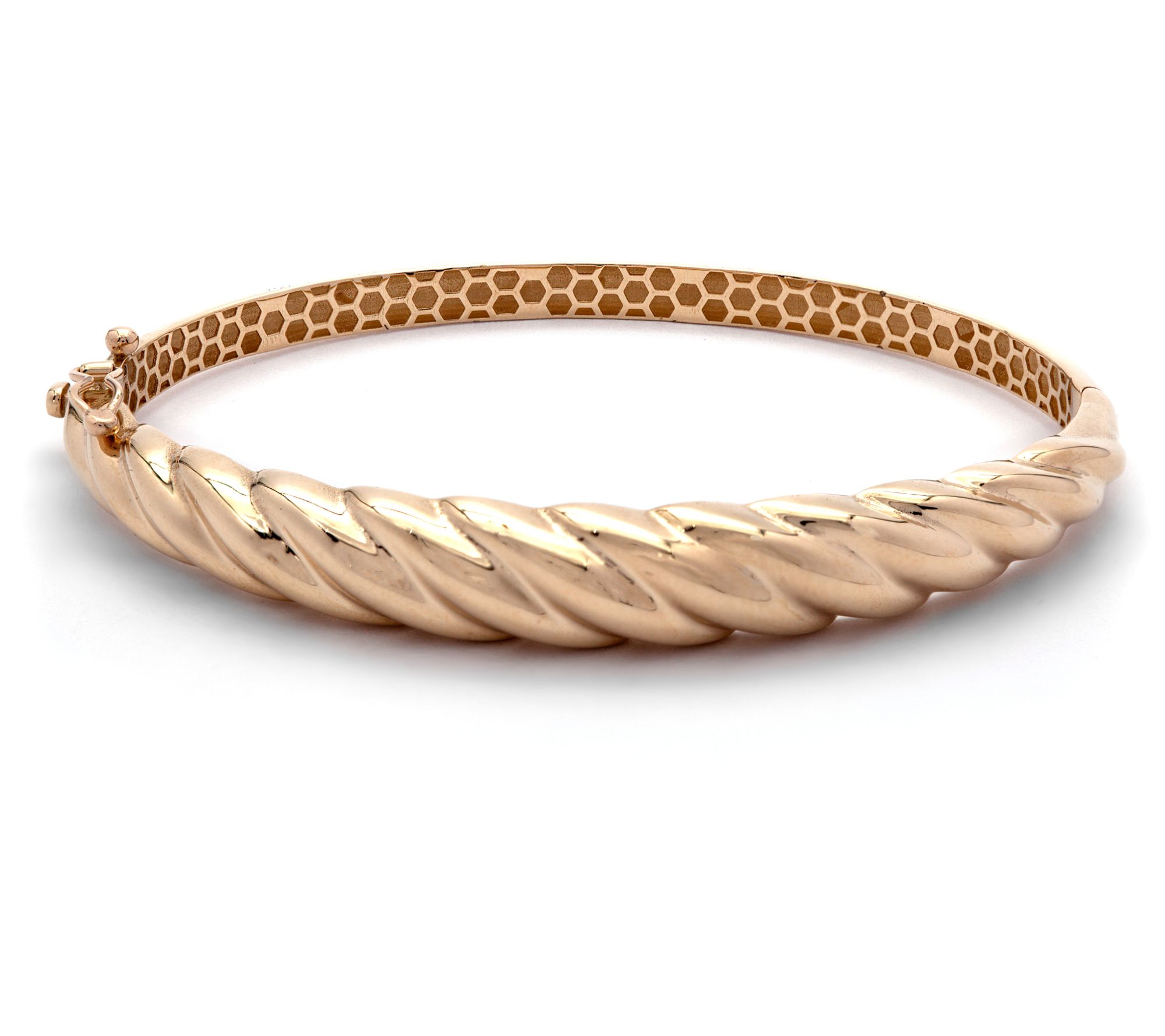 Adi Paz 14K Gold Oval Croissant Bangle - QVC.com