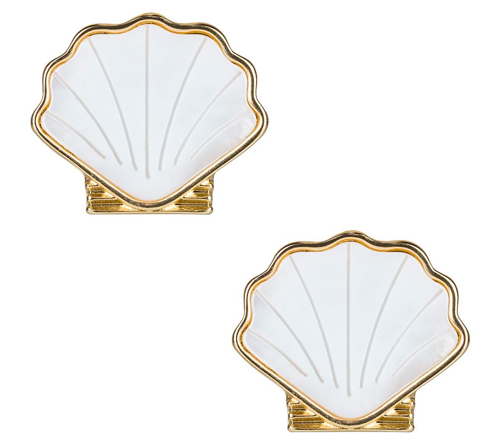 Patricia Nash Shell Stud Earrings