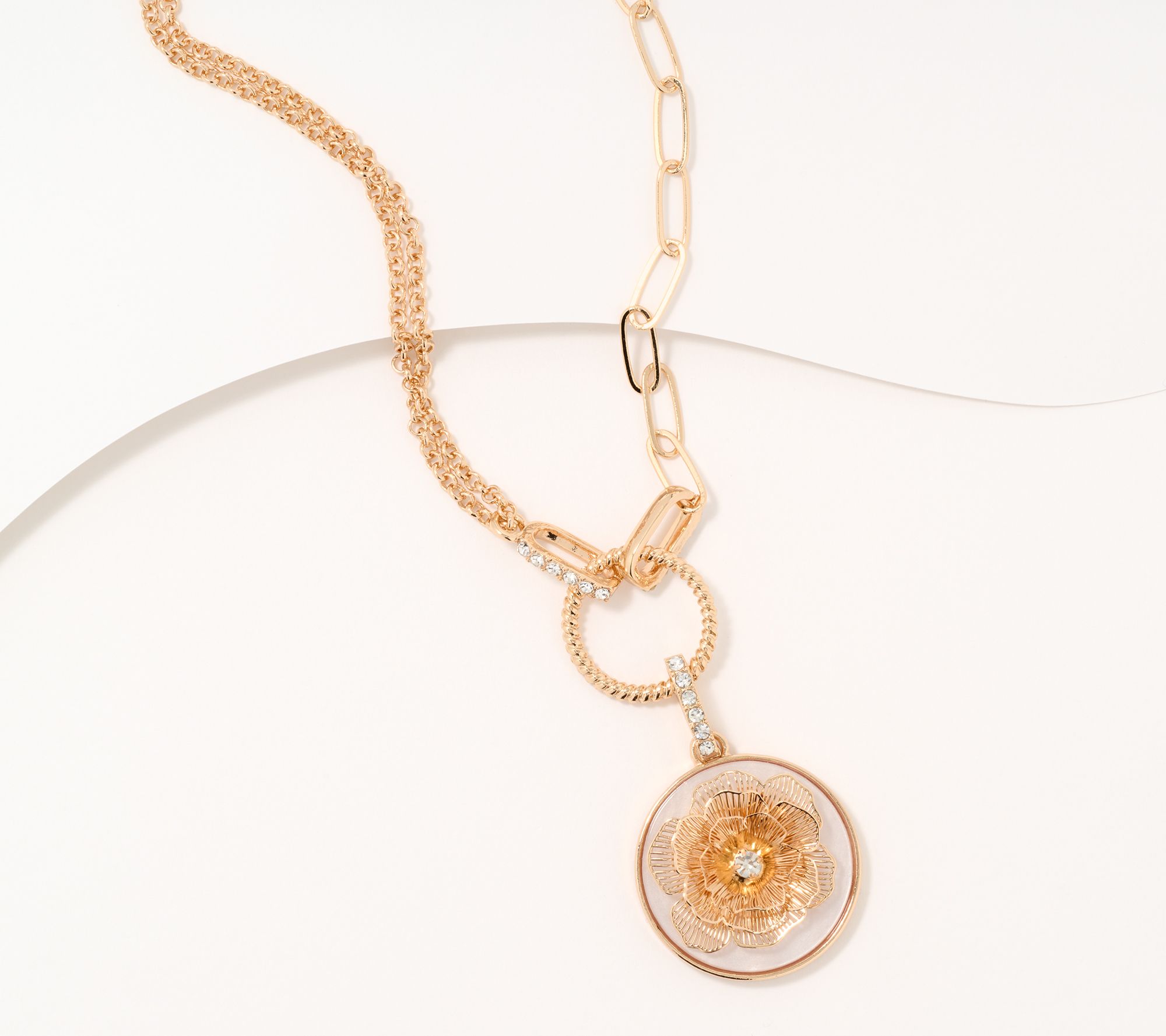  Joan Rivers Gardenia Pendant