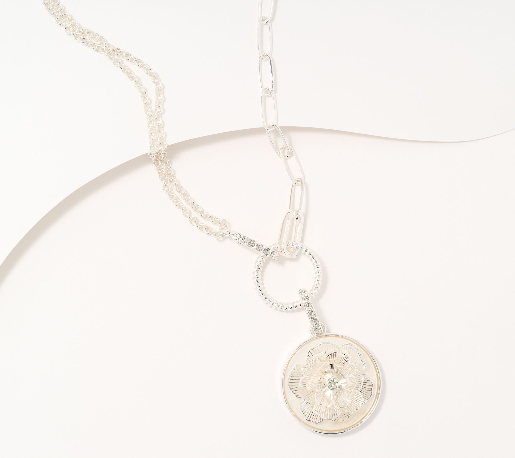 Joan Rivers Gardenia Pendant