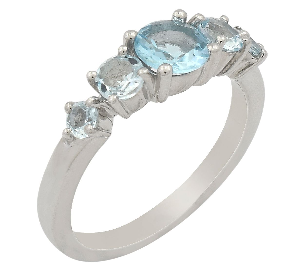 Affinity Gems 1.80 cttw Blue Topaz Ring, Sterling Silver