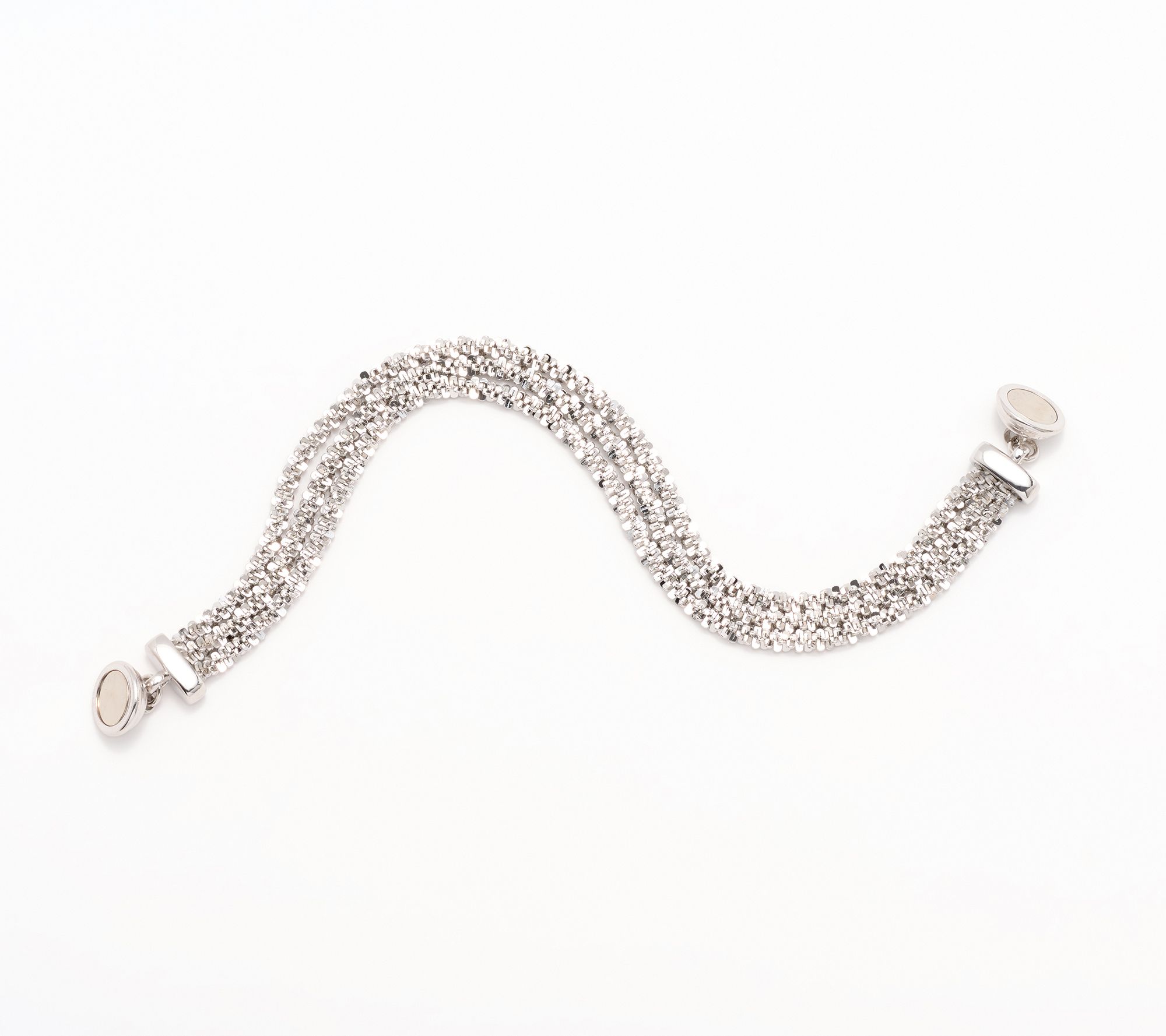 David Markstein Bronze Sparkling Margherita 3 Strand Bracelet