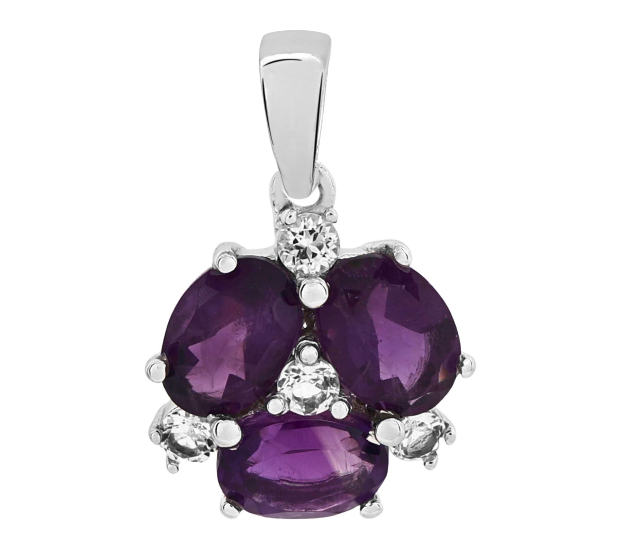 Affinity Gems Multi-Gemstone Pendant, SterlingSilver