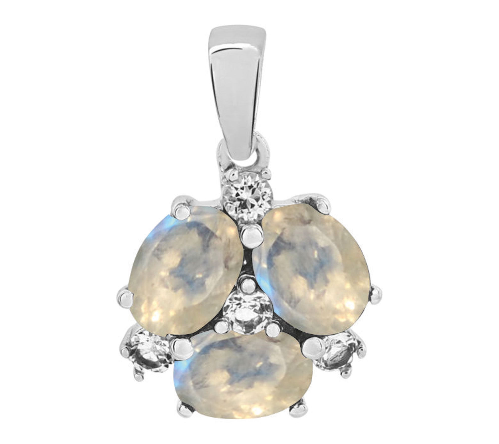 Affinity Gems Multi-Gemstone Pendant, SterlingSilver