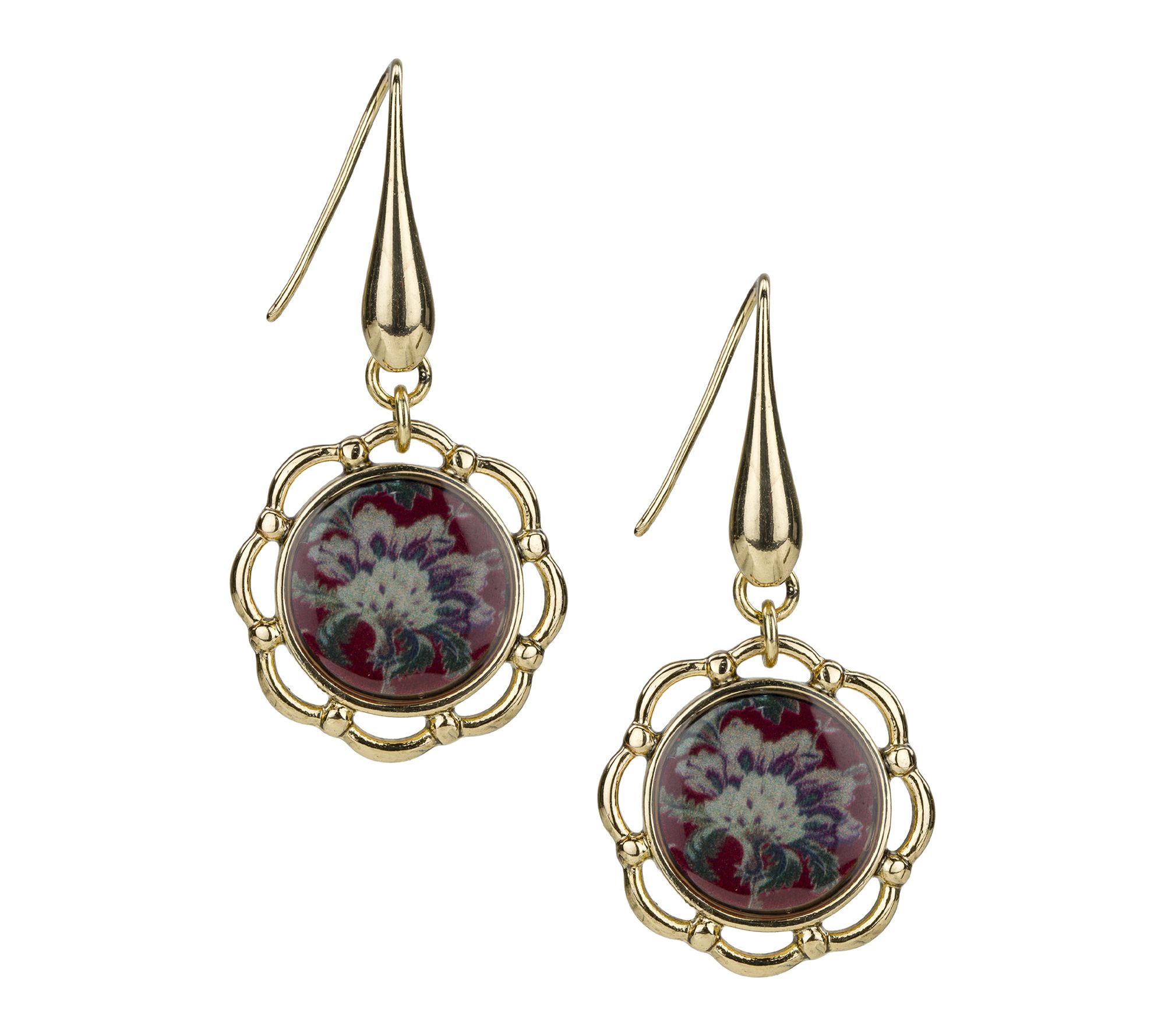 Patricia Nash European Floral Tapestry Collection Earrings
