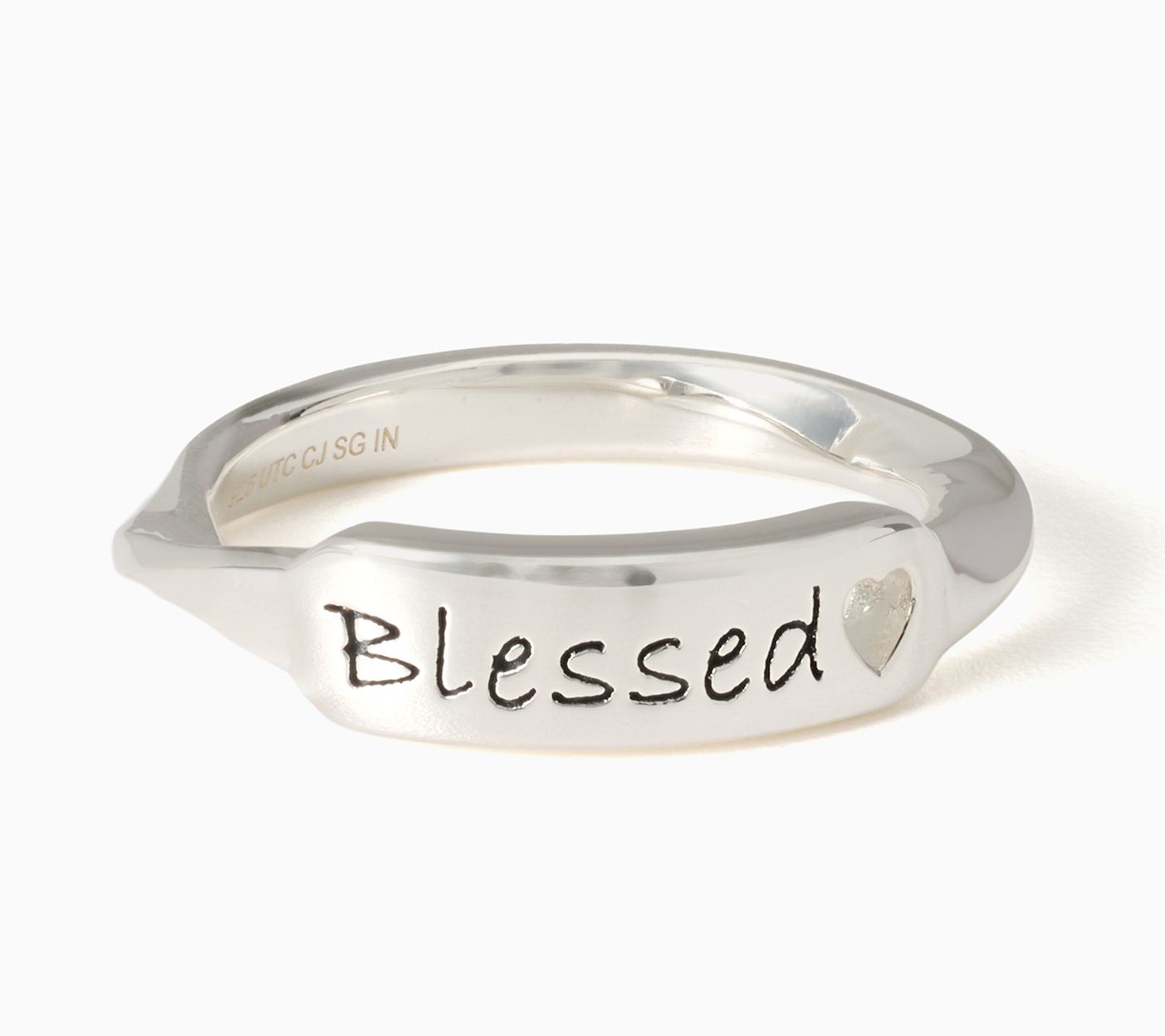 Christian James by Scott Grimes Sterling Silver Message Ring