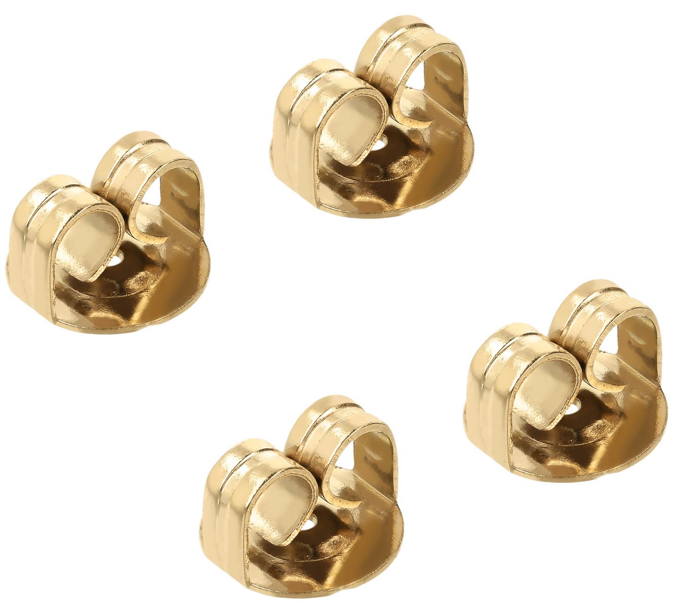 Steel by Design 2 Sets of Oversized Earring Clutches