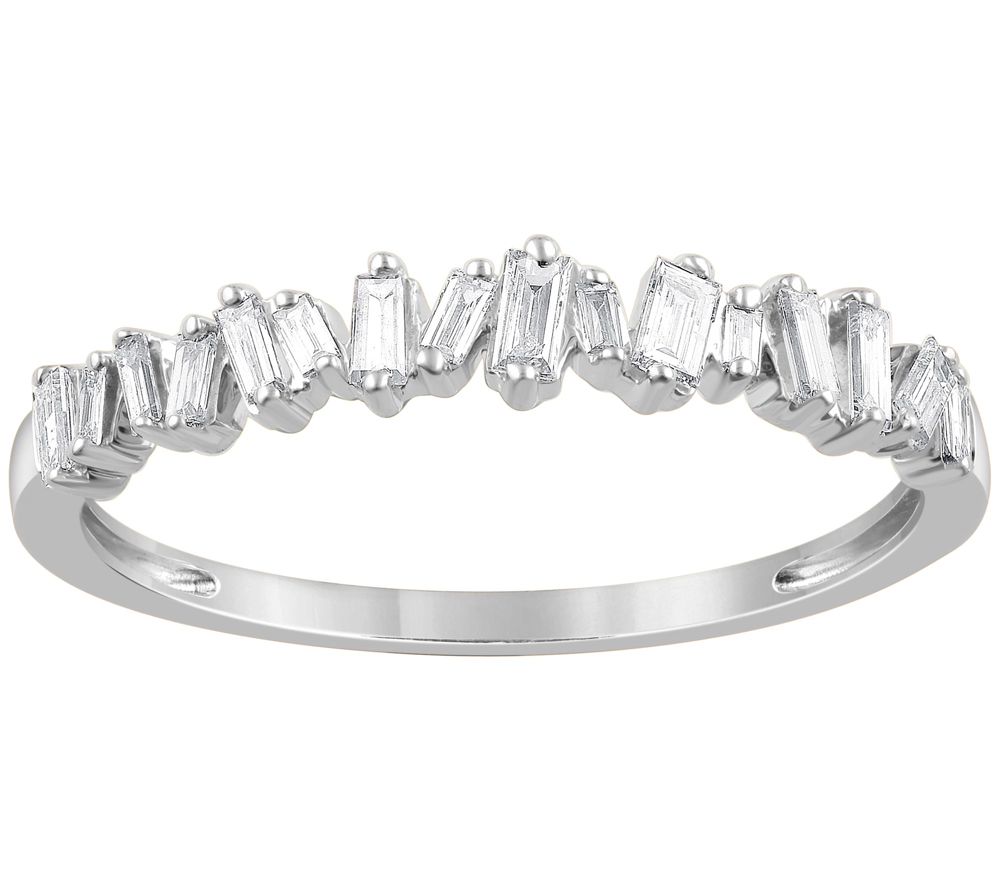 Affinity Diamond 0.25 cttw Baguette Ring, 14K Gld