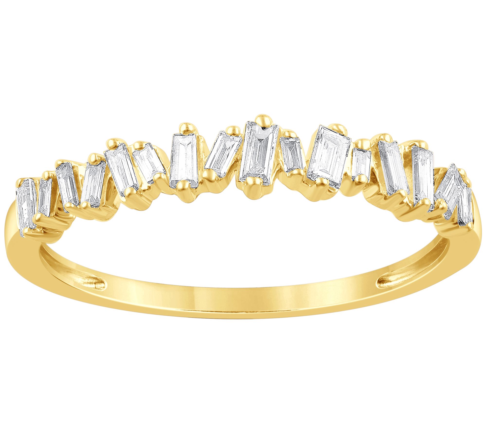 Affinity Diamond 0.25 cttw Baguette Ring, 14K Gld