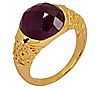 Artisan Crafted 7.43 cttw Round Ruby Gemstone Ring, Sterling