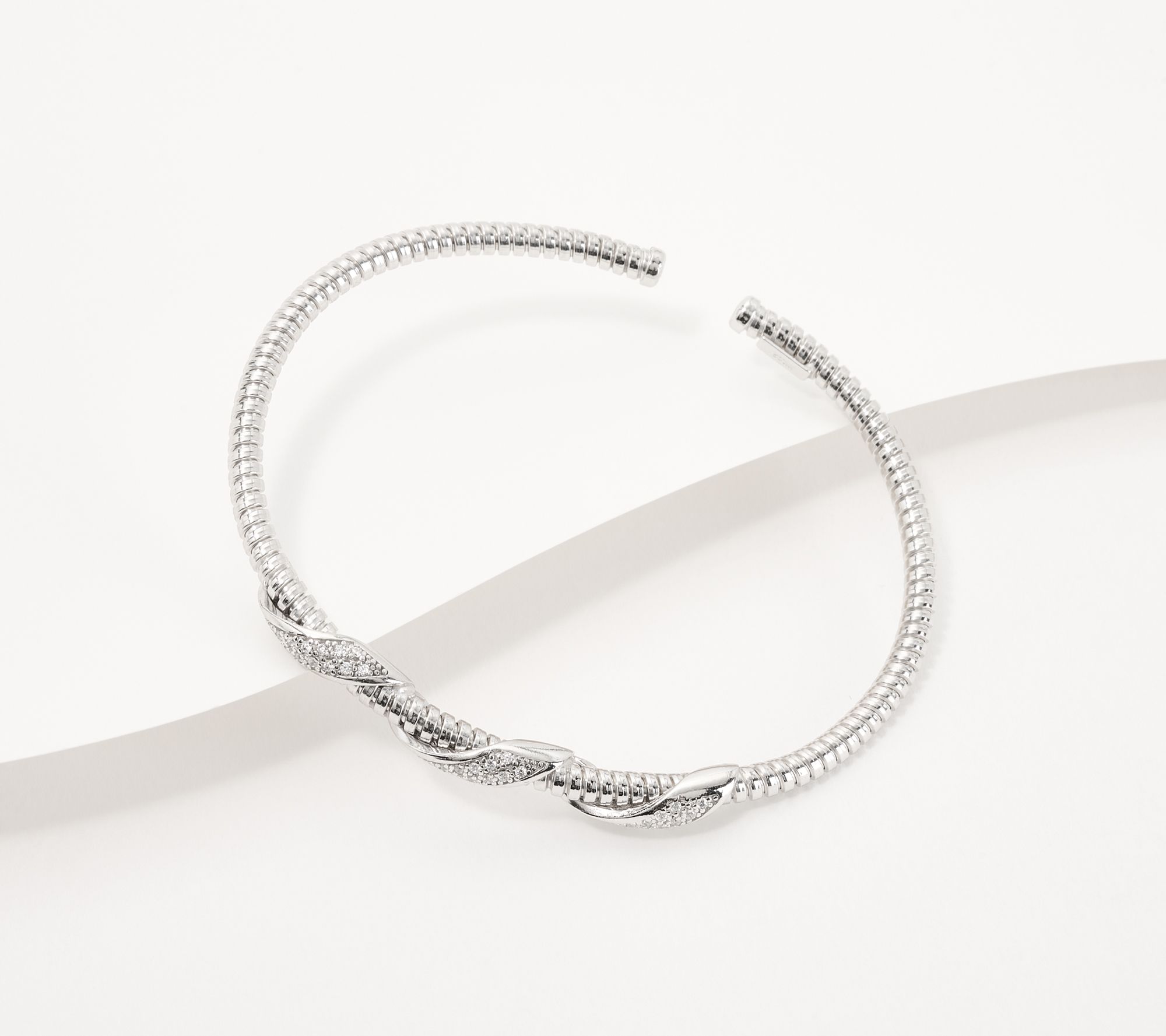 David Markstein Sterling Silver Tubogas Cuff, 7.1g