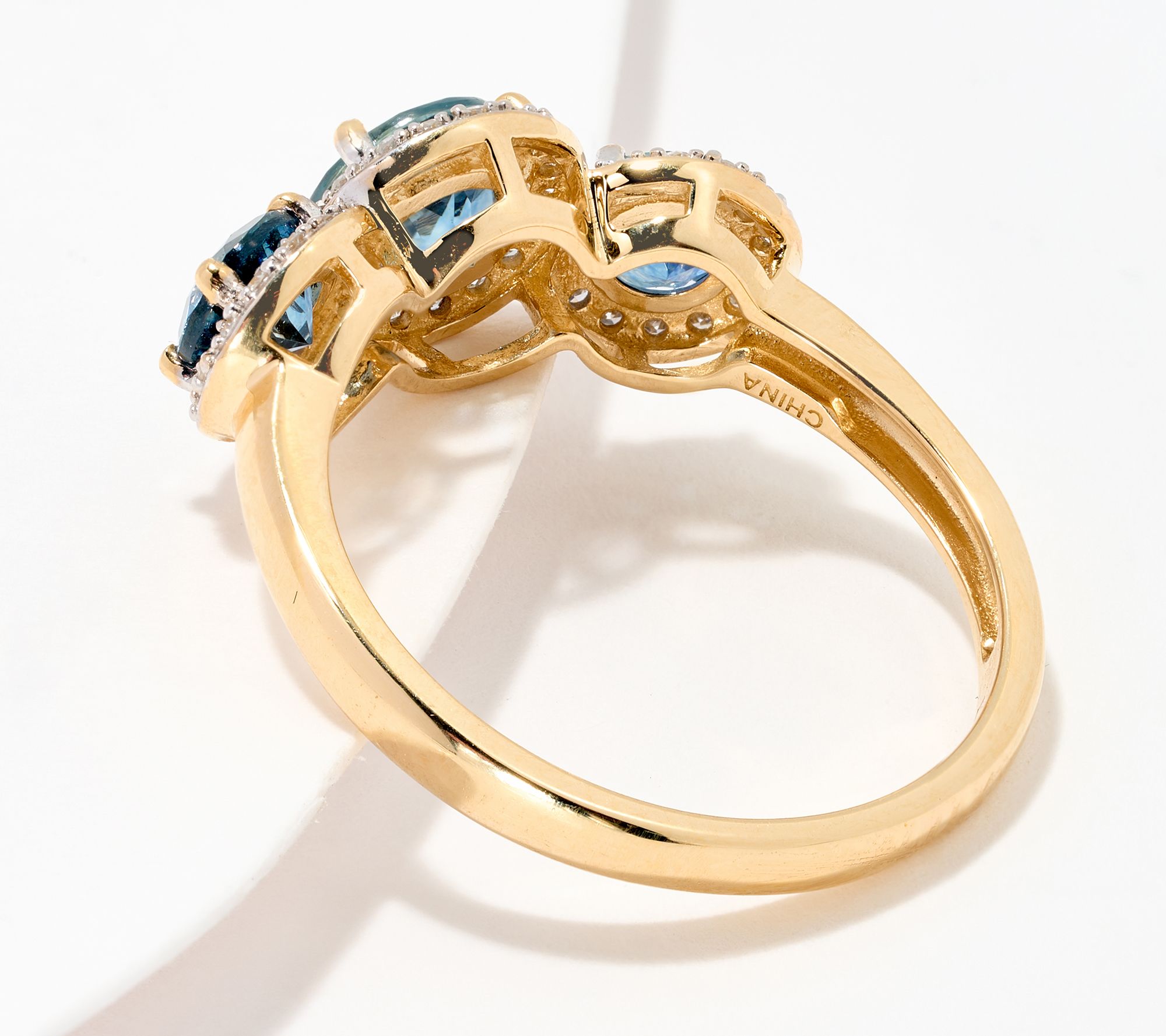 Vault Discoveries 1.65ct Montana Sapphire Ring 14k Gold