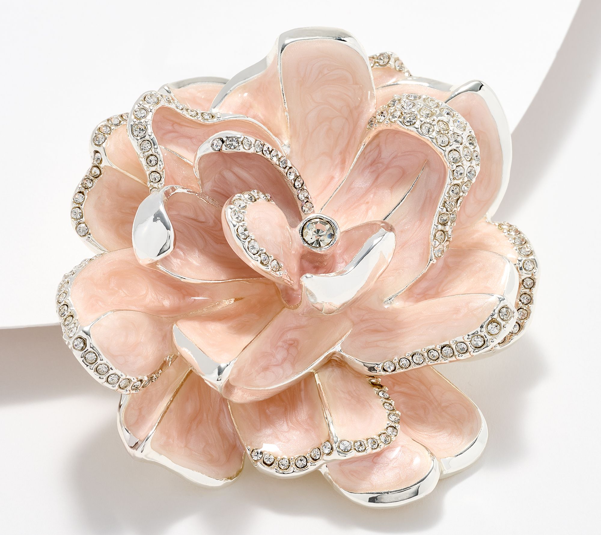 Joan Rivers Blooming Gardenia Flower Pin