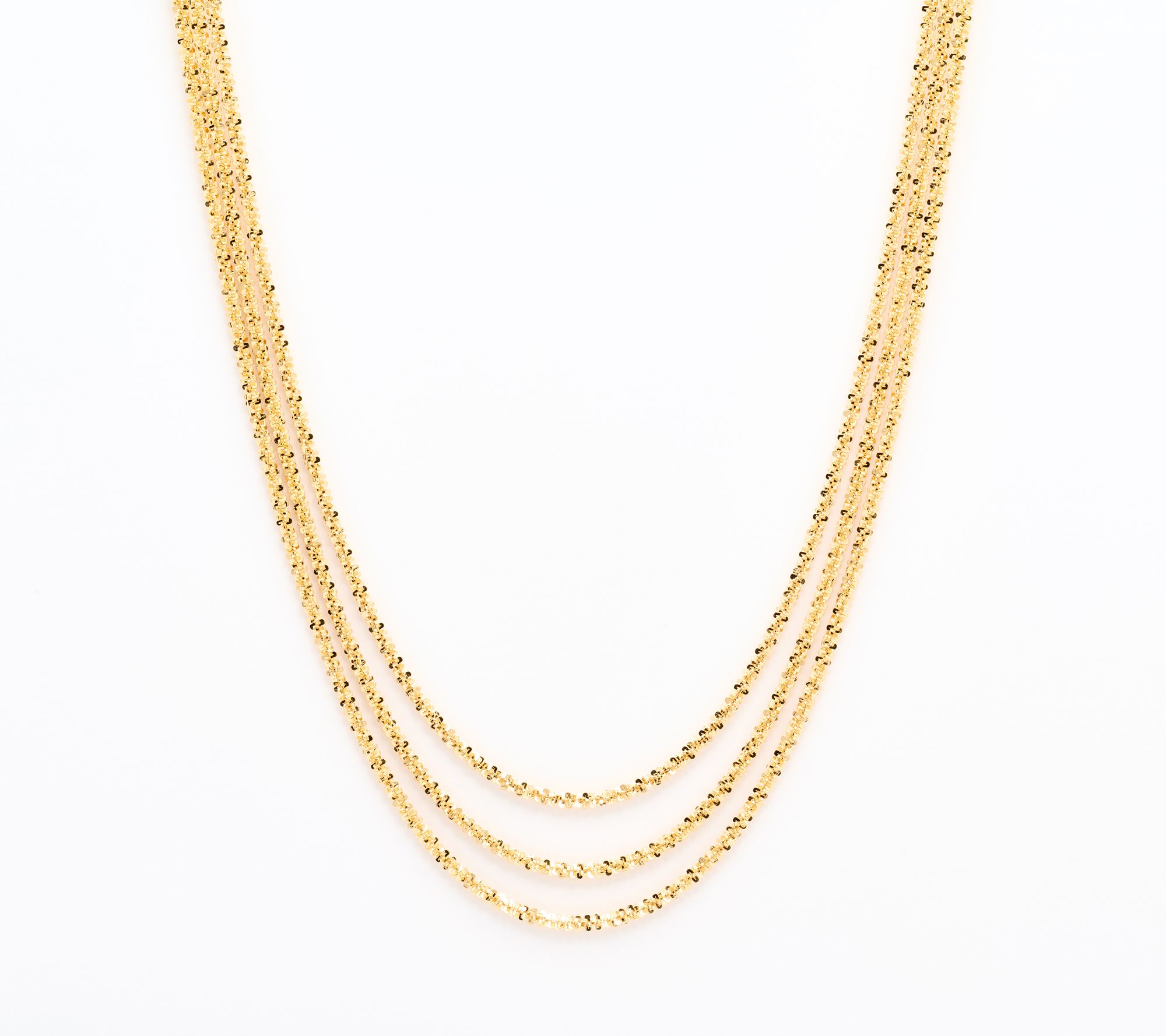David Markstein Bronze Margherita 3-Strand Magnet Necklace