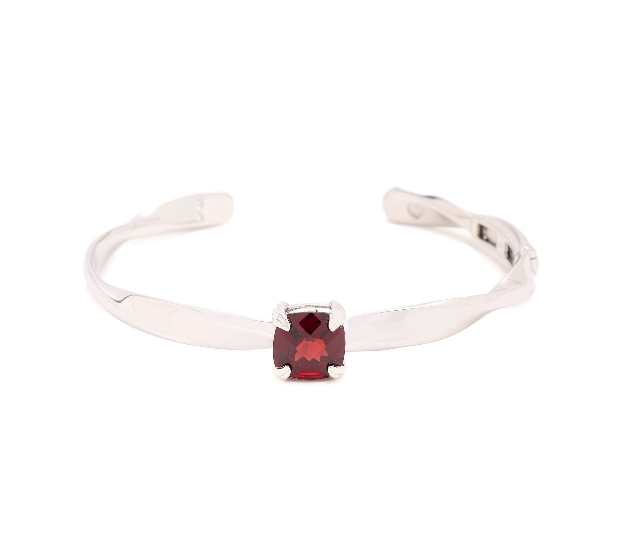 Christian James by Scott Grimes Sterling Ripple Gemstone Cuff Bracelet