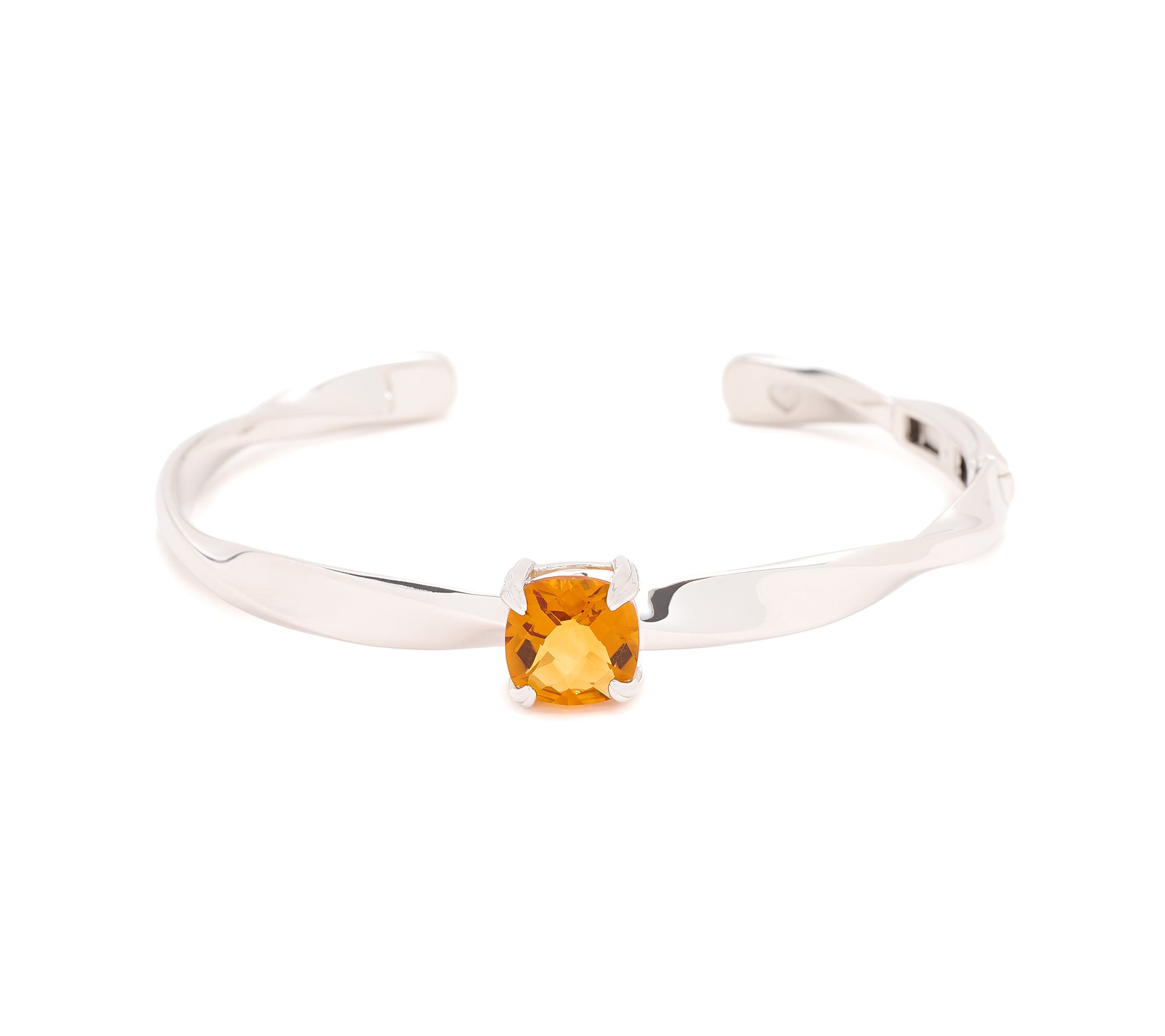 Christian James by Scott Grimes Sterling Ripple Gemstone Cuff Bracelet
