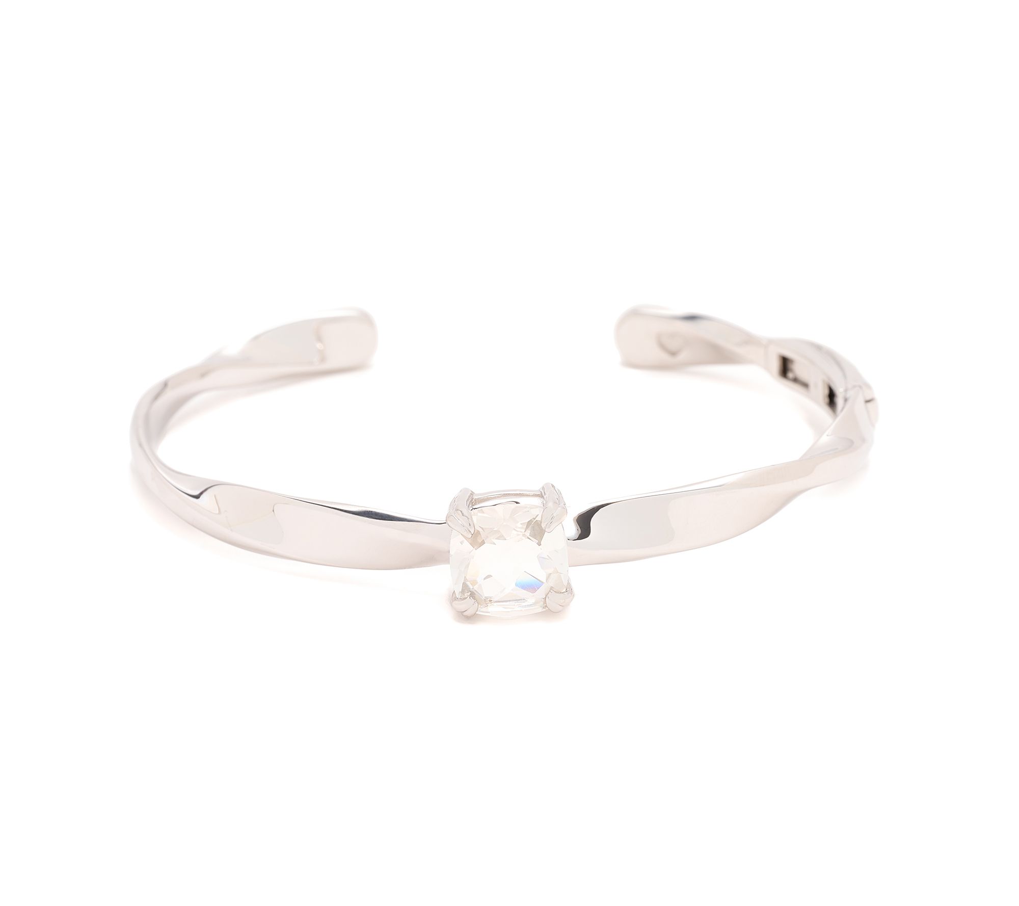 Christian James by Scott Grimes Sterling Ripple Gemstone Cuff Bracelet