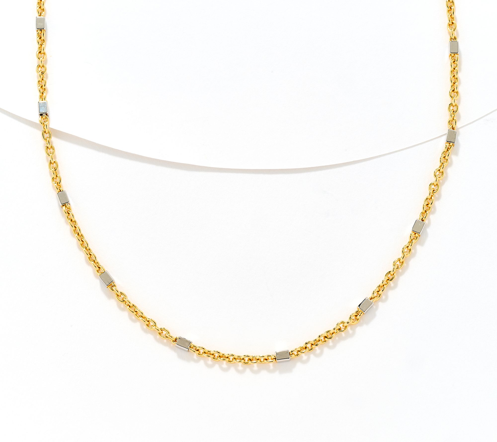 "As Is" David Markstein Bronze Premiere Cube 18" + 2" Necklace