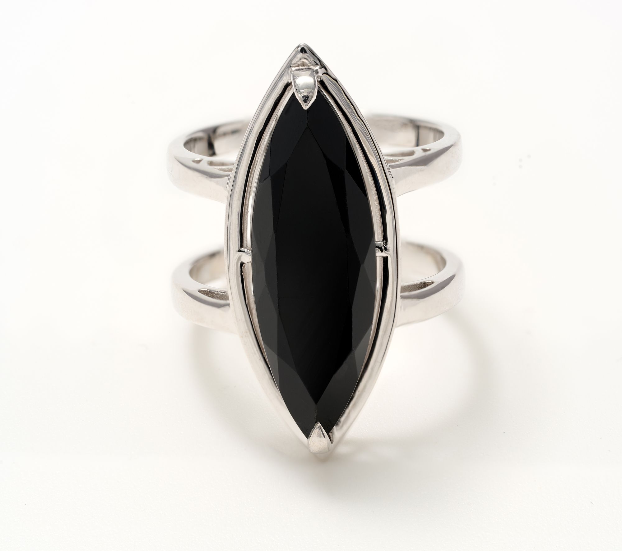 Affinity Gems Marquee Center Stone Ring, Sterling