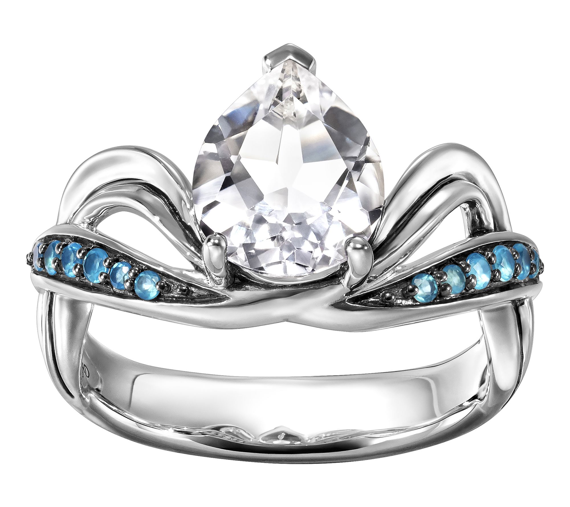 Third Person Sterling Silver Garden Party Gemstone Ring