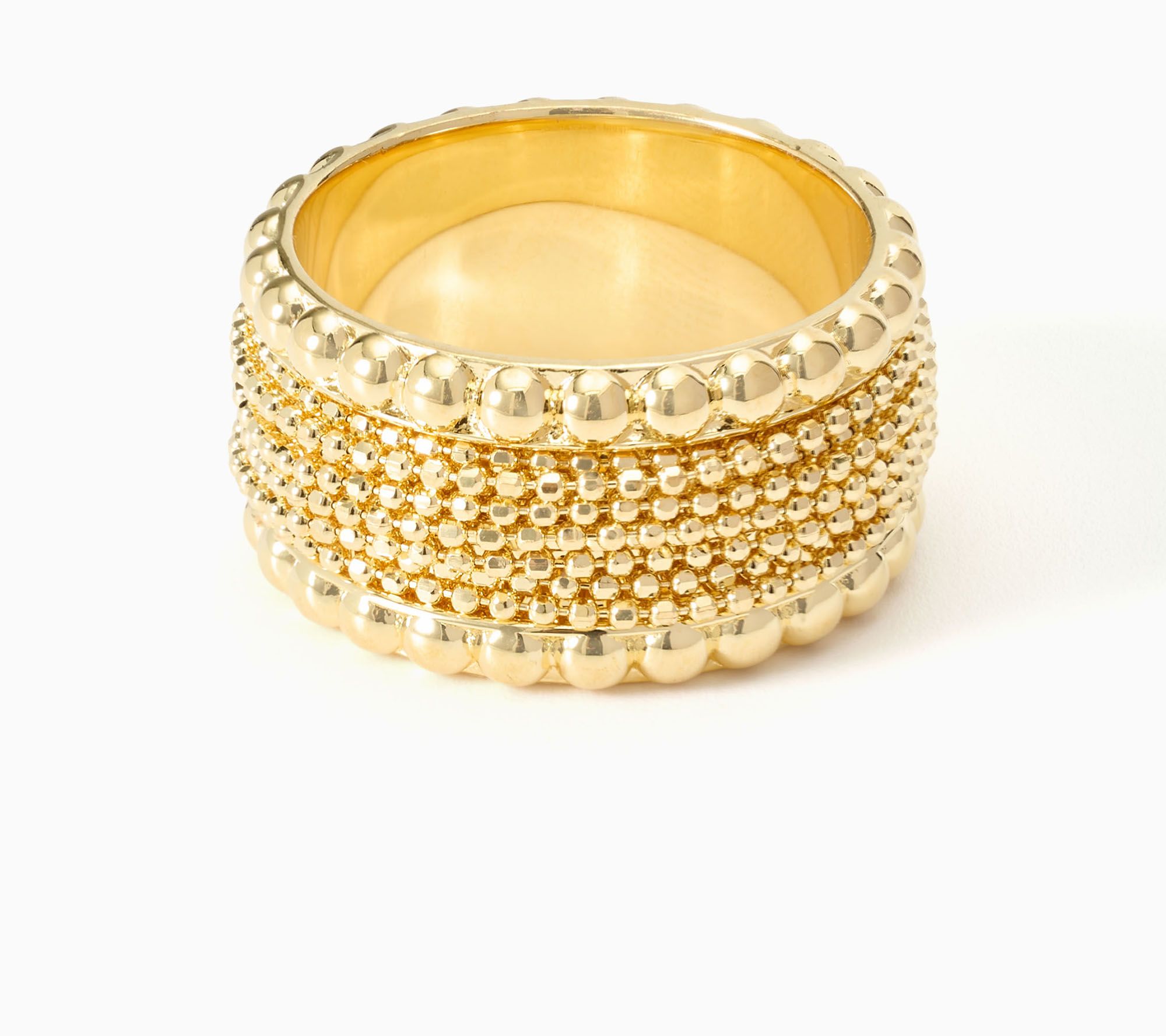 David Markstein Bronze Couture Handcrafted Chain Ring