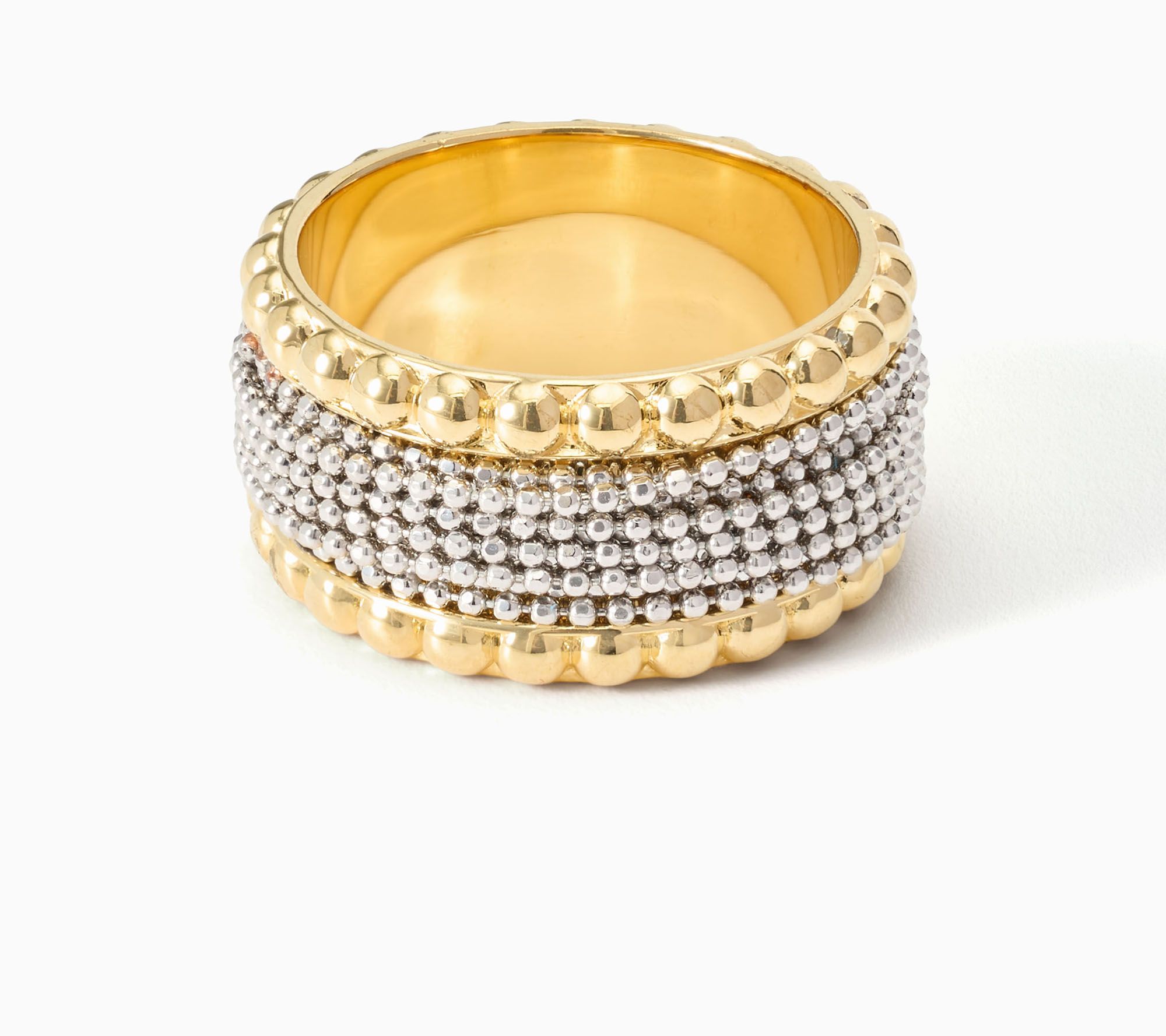 David Markstein Bronze Couture Handcrafted Chain Ring