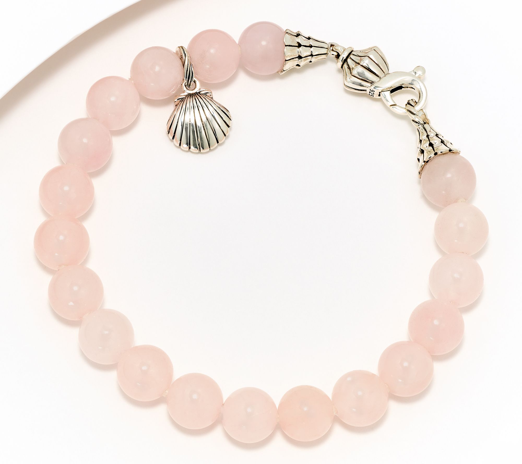 "As Is" Third Person Sterling Silver Sea & Soul Bead Bracelet