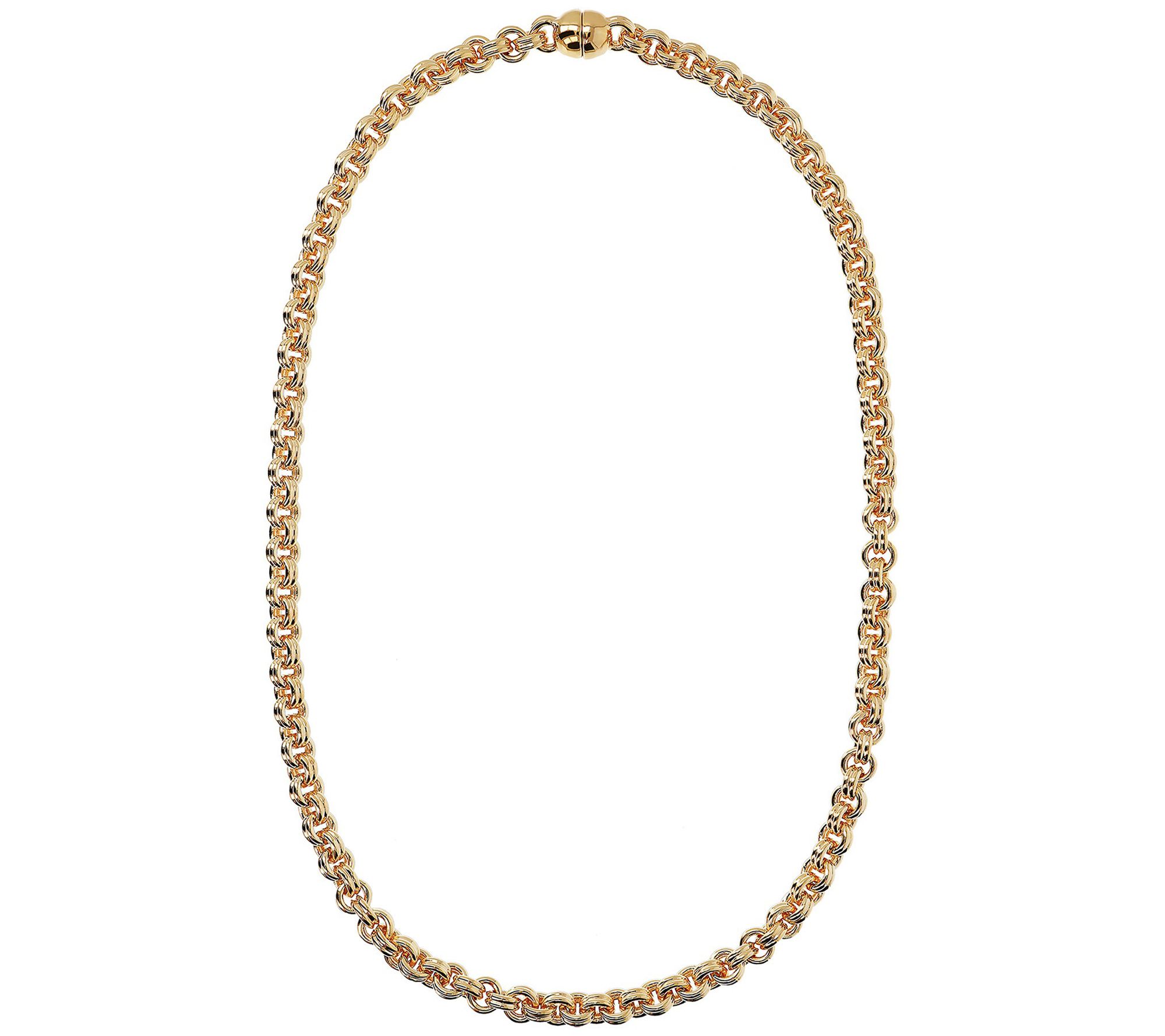 oro-nuovo-20-double-rolo-link-necklace-14k-gold-over-resin-qvc