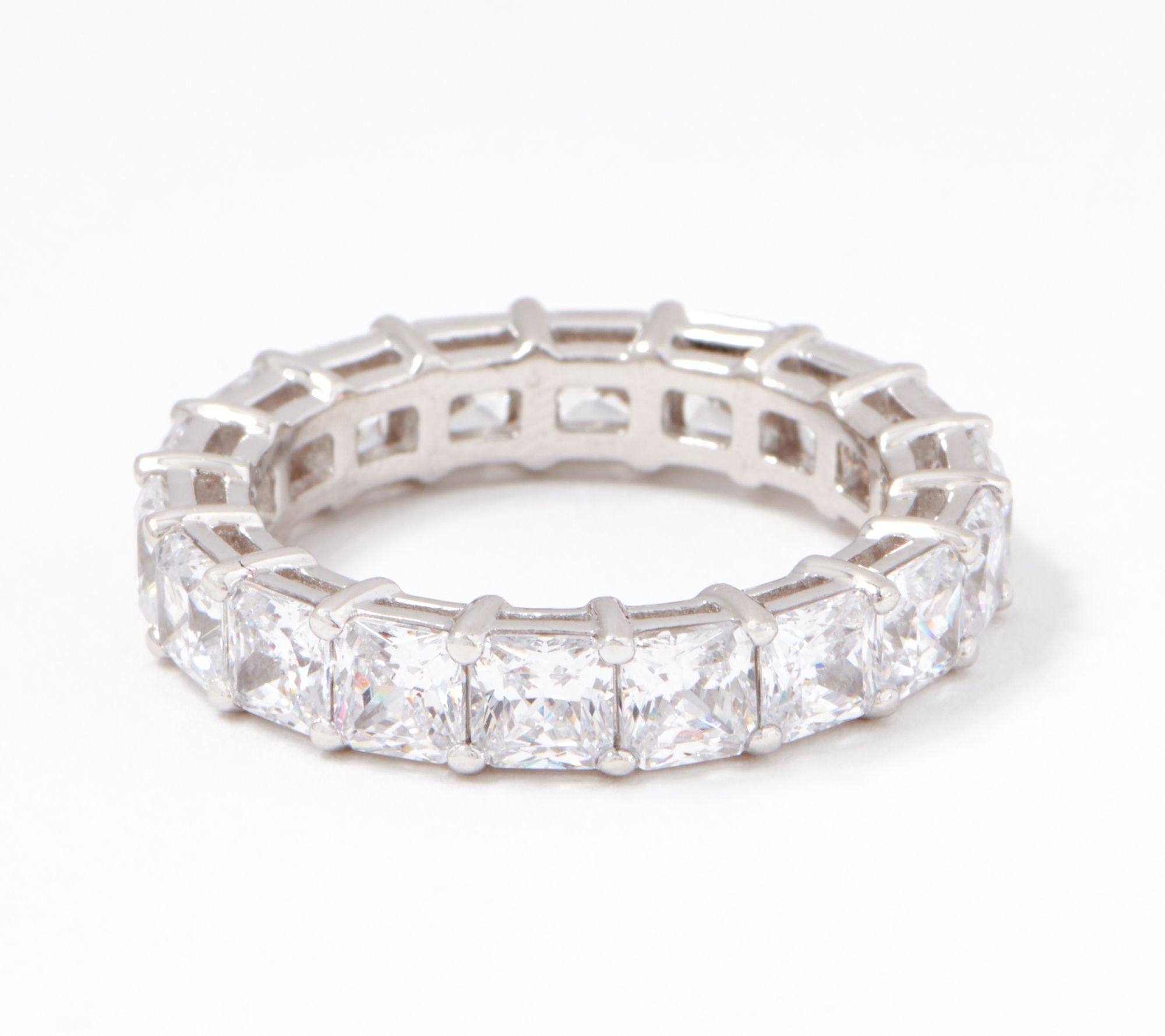 Diamonique deals band rings