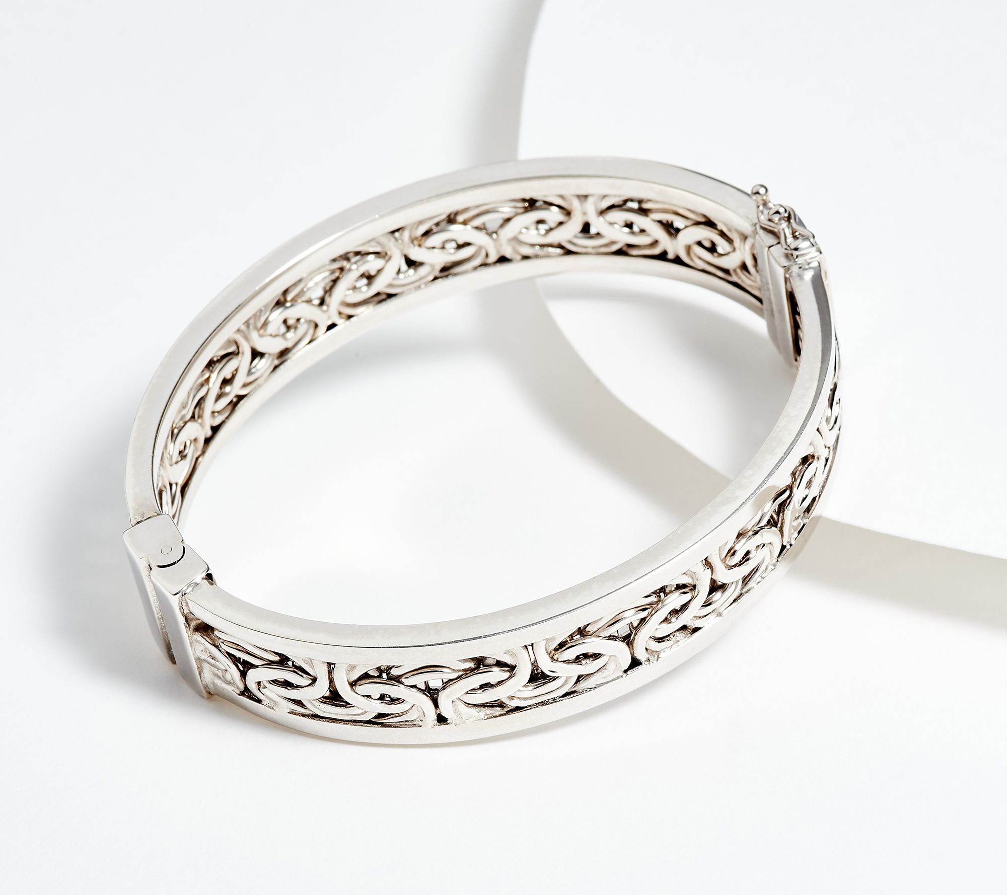 Qvc sterling silver on sale bangle bracelets