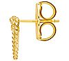 Goddaughters 14K Gold Clad Love Knot Earrings, 1 of 2