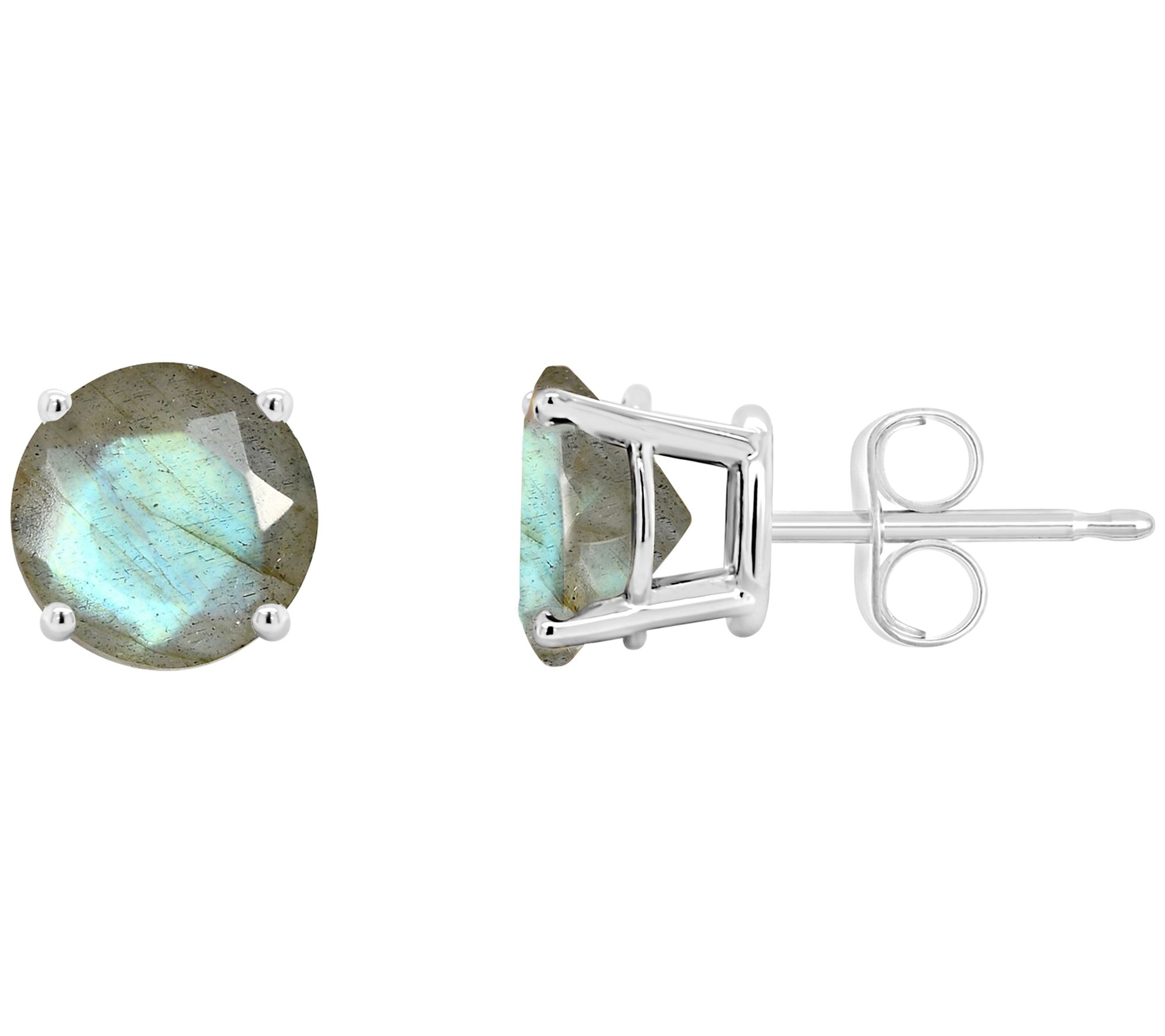 Affinity Gems Labradorite Stud Earrings, 14K Gold