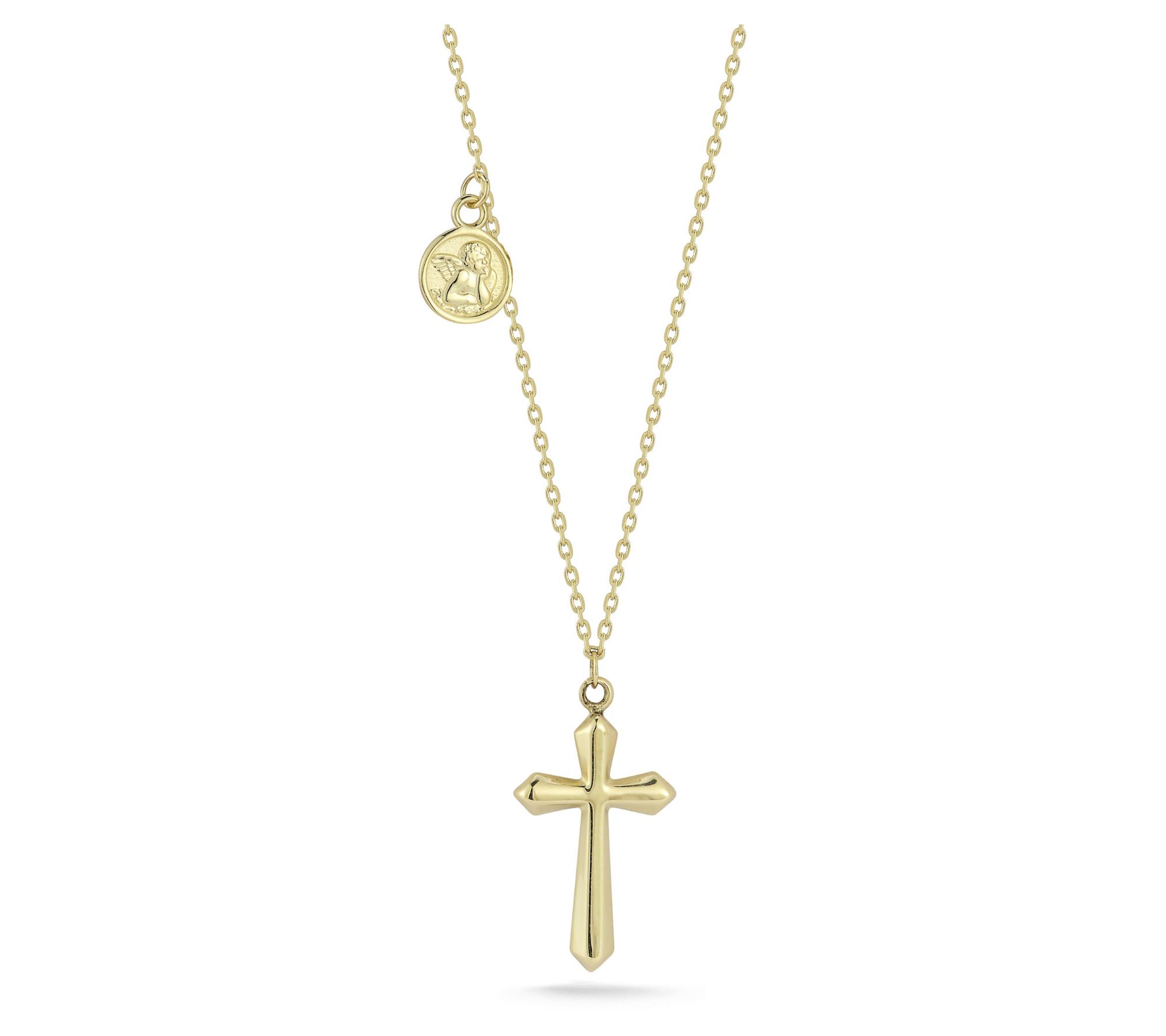 Qvc 14k store gold cross