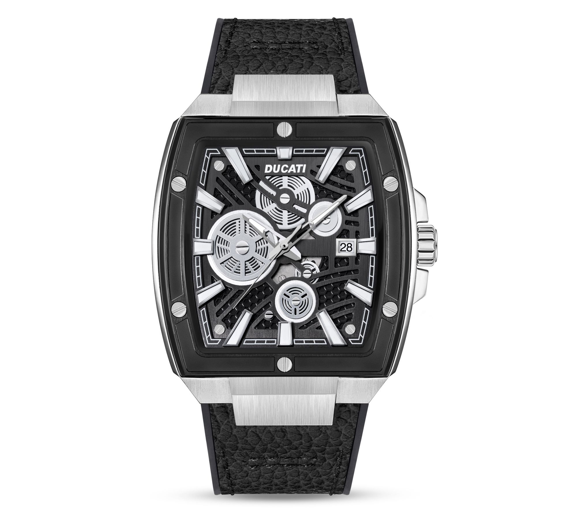 Ducati Corse Men's Dress Sport Black Strap Watch