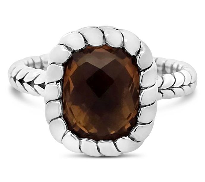 Tiffany Kay Studio Sterling Silver Ginger Quartz Ring