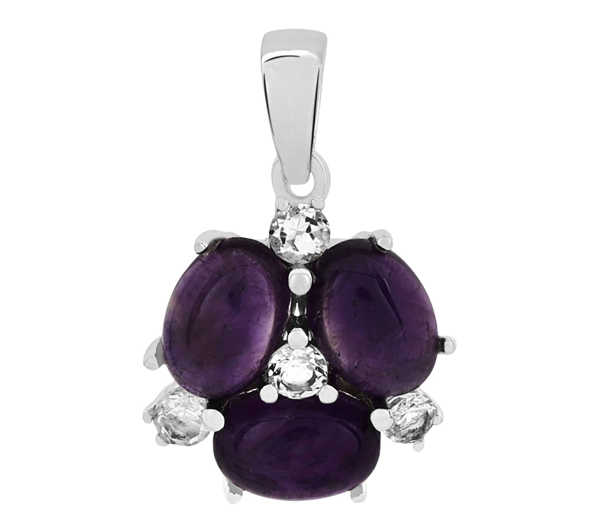 Affinity Gems Zircon & Gemstone Pendant, Sterling Silver