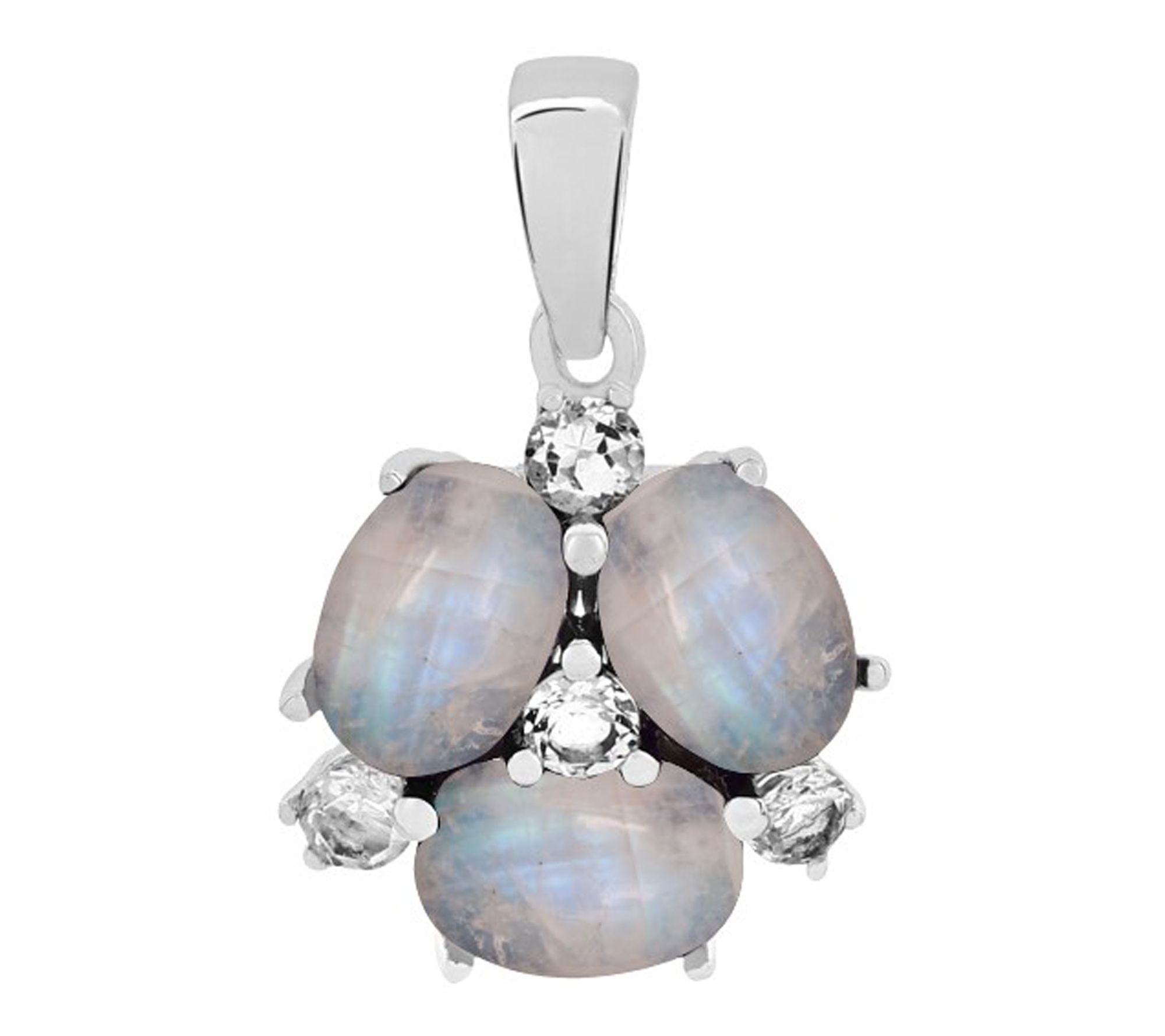 Affinity Gems Zircon & Gemstone Pendant, Sterling Silver